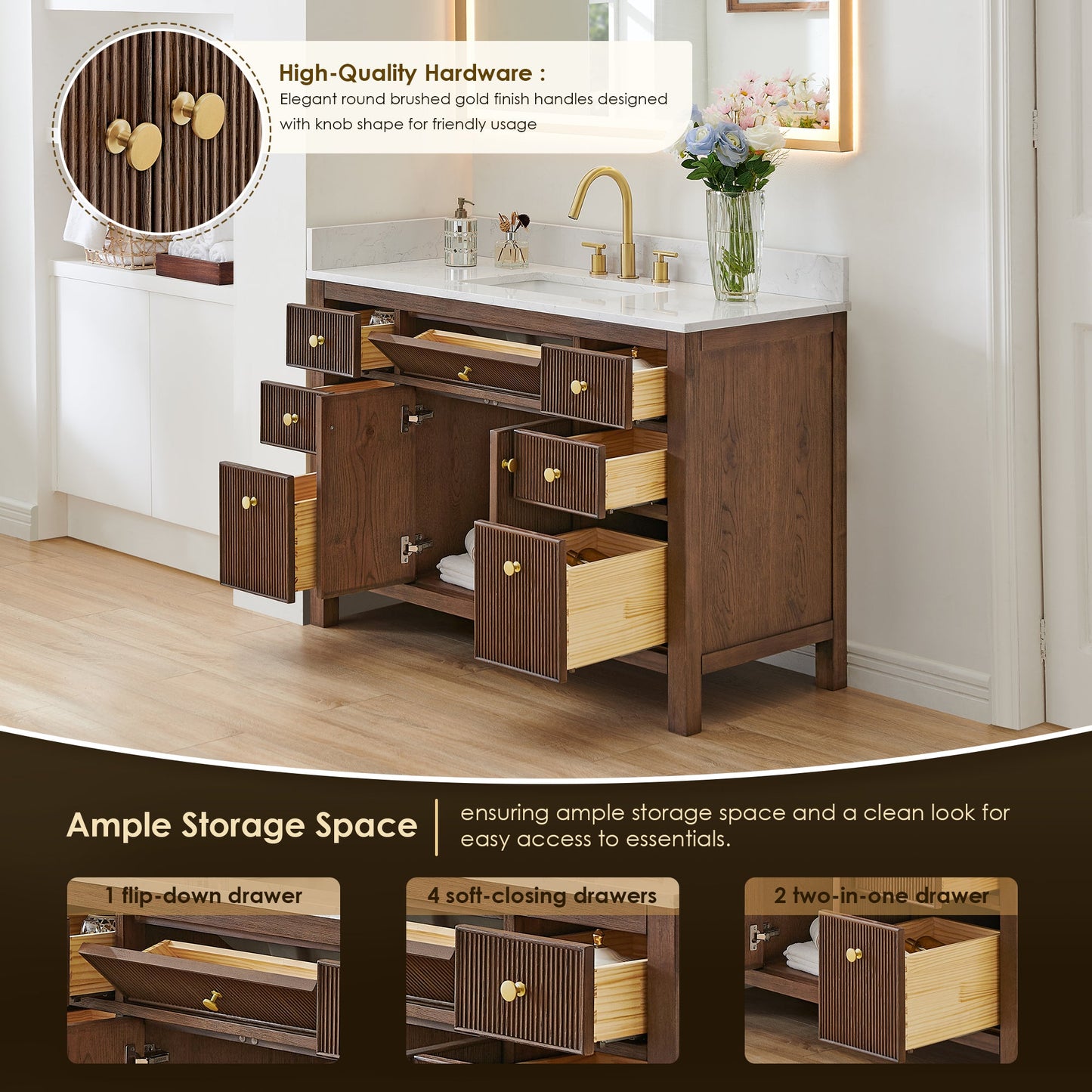 Cerrito 48" Single Vanity With Top