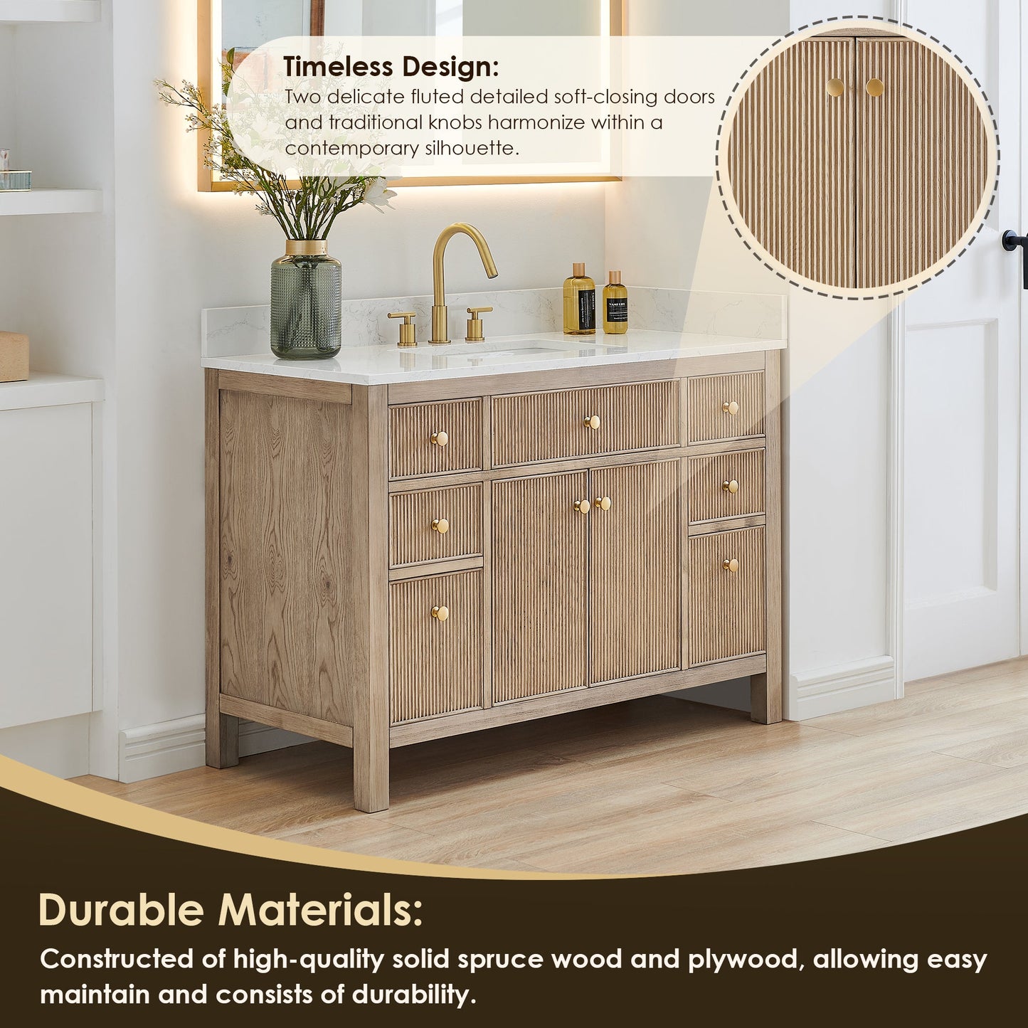 Cerrito 48" Single Vanity With Top