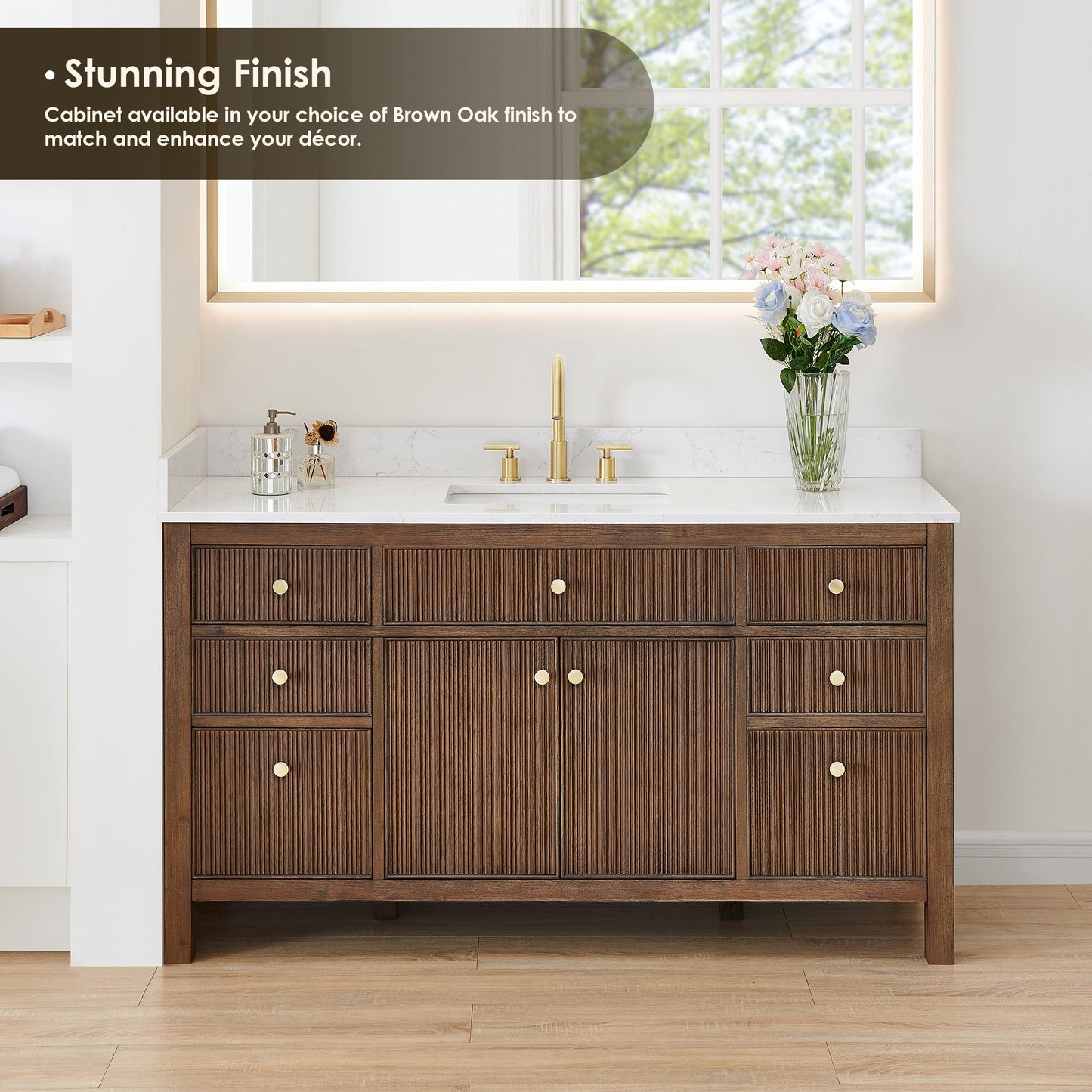 Cerrito 60" Single Vanity with Top