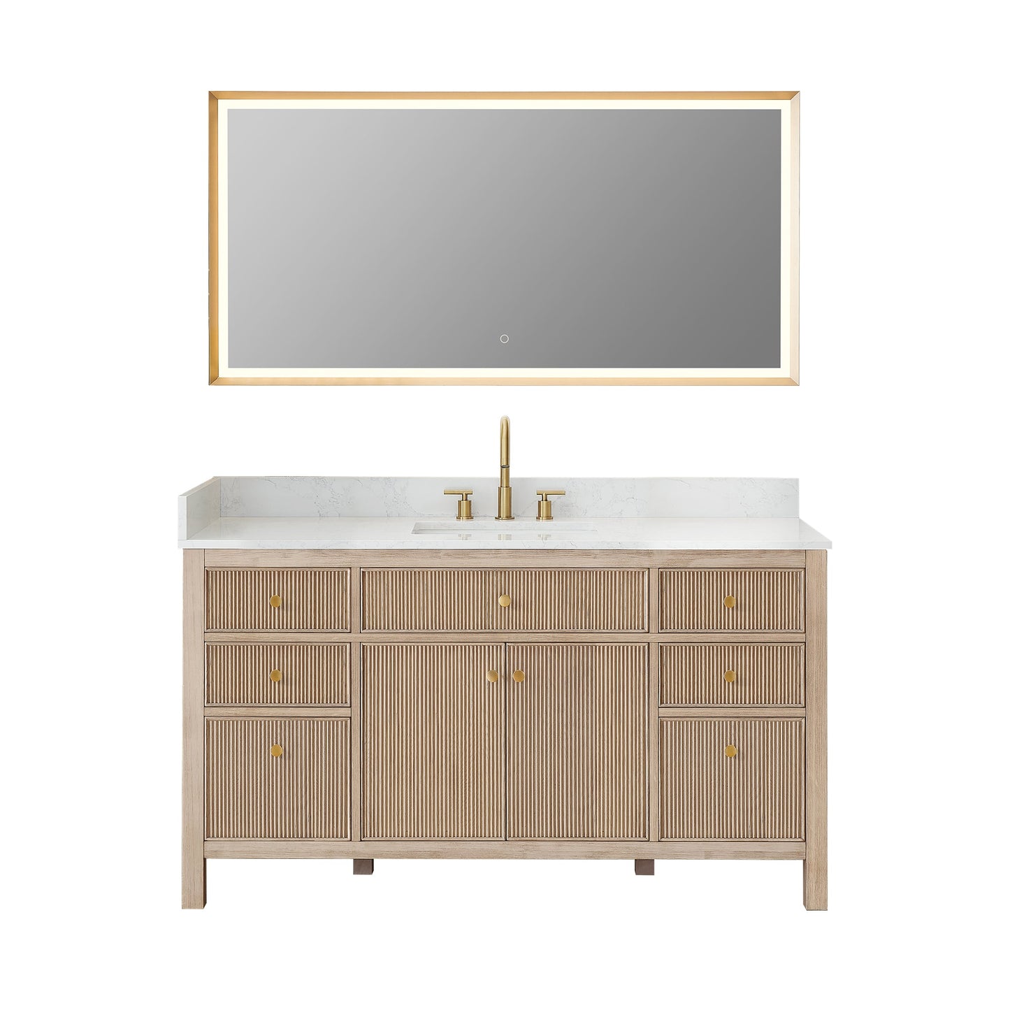 Cerrito 60" Single Vanity with Top