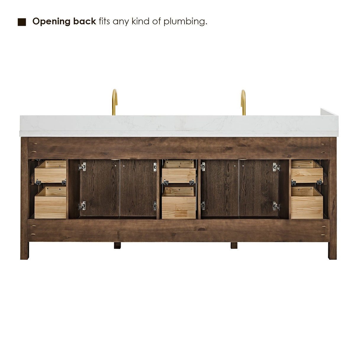 Cerrito 84" Double Vanity with Top