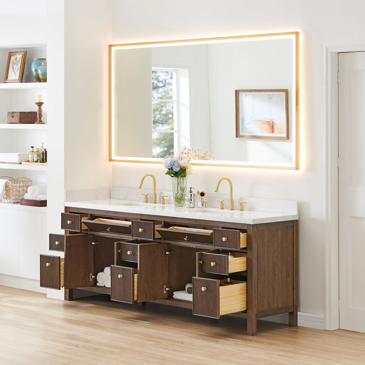 Cerrito 84" Double Vanity with Top