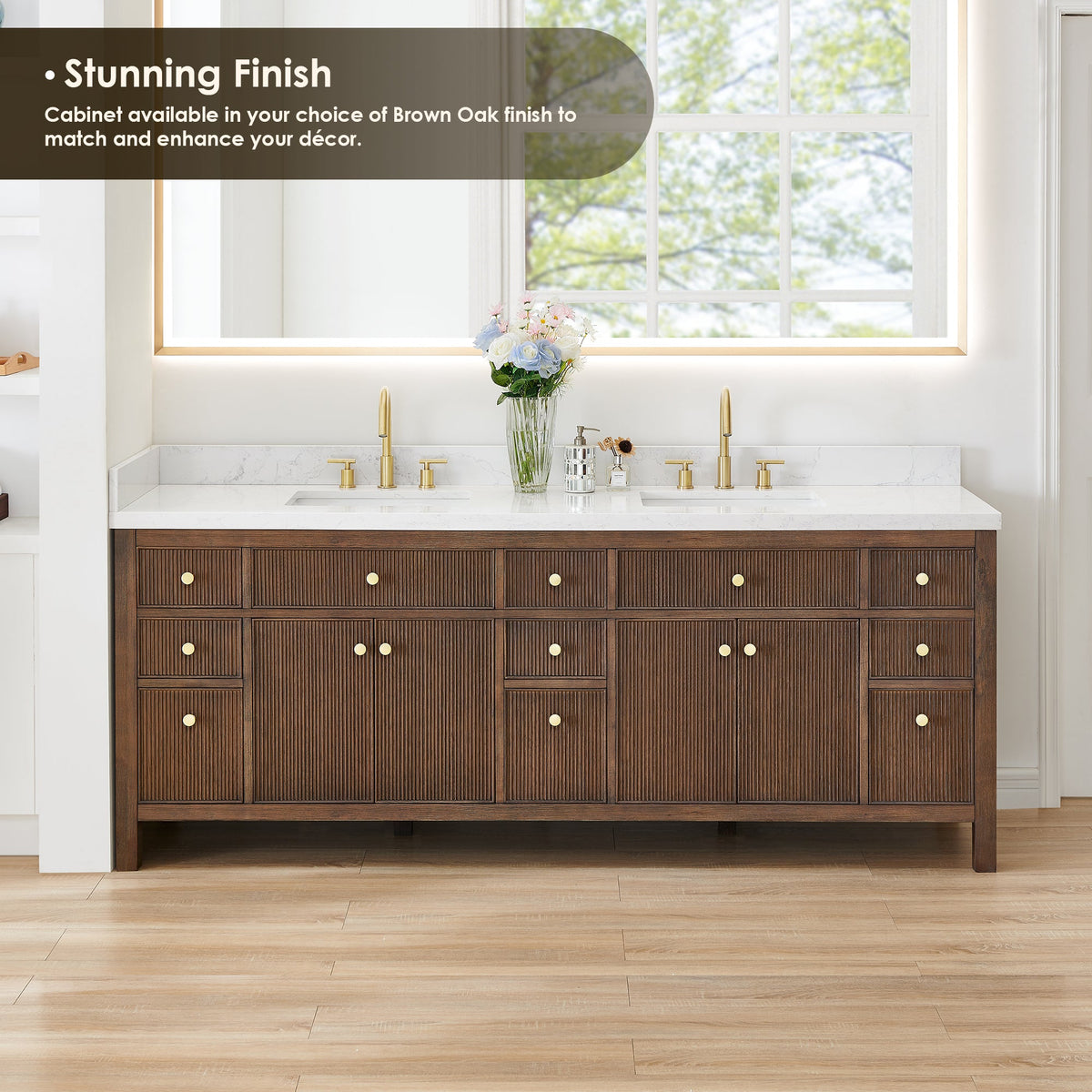 Cerrito 84" Double Vanity with Top