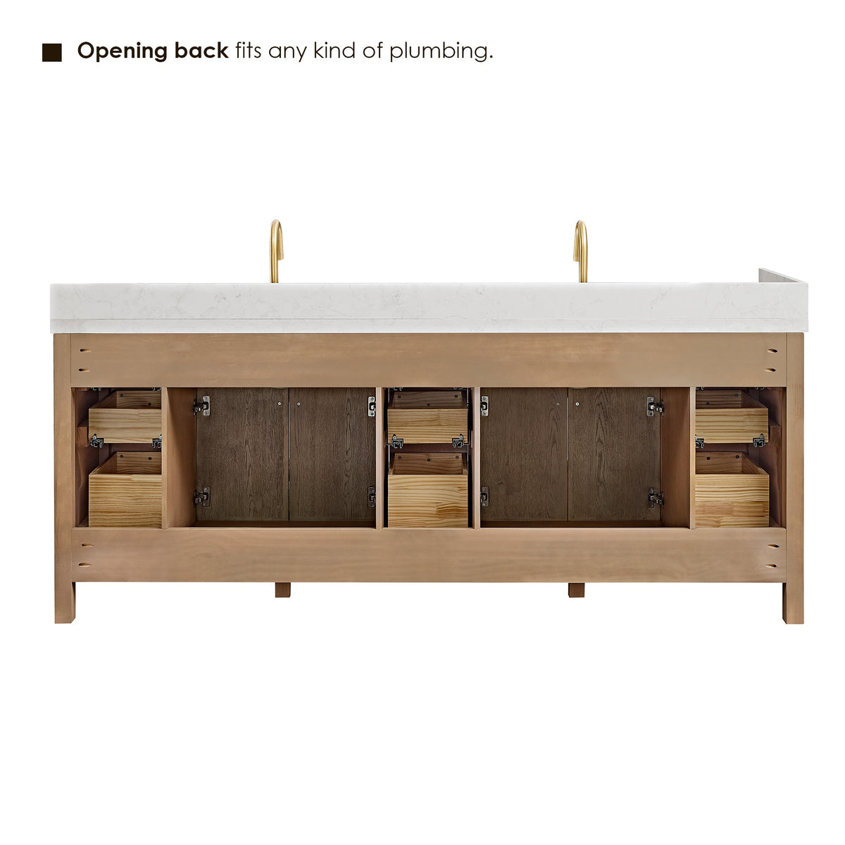 Cerrito 84" Double Vanity with Top