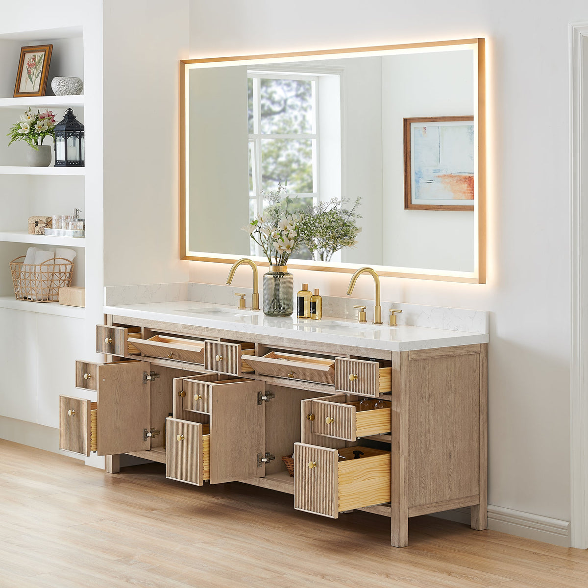 Cerrito 84" Double Vanity with Top