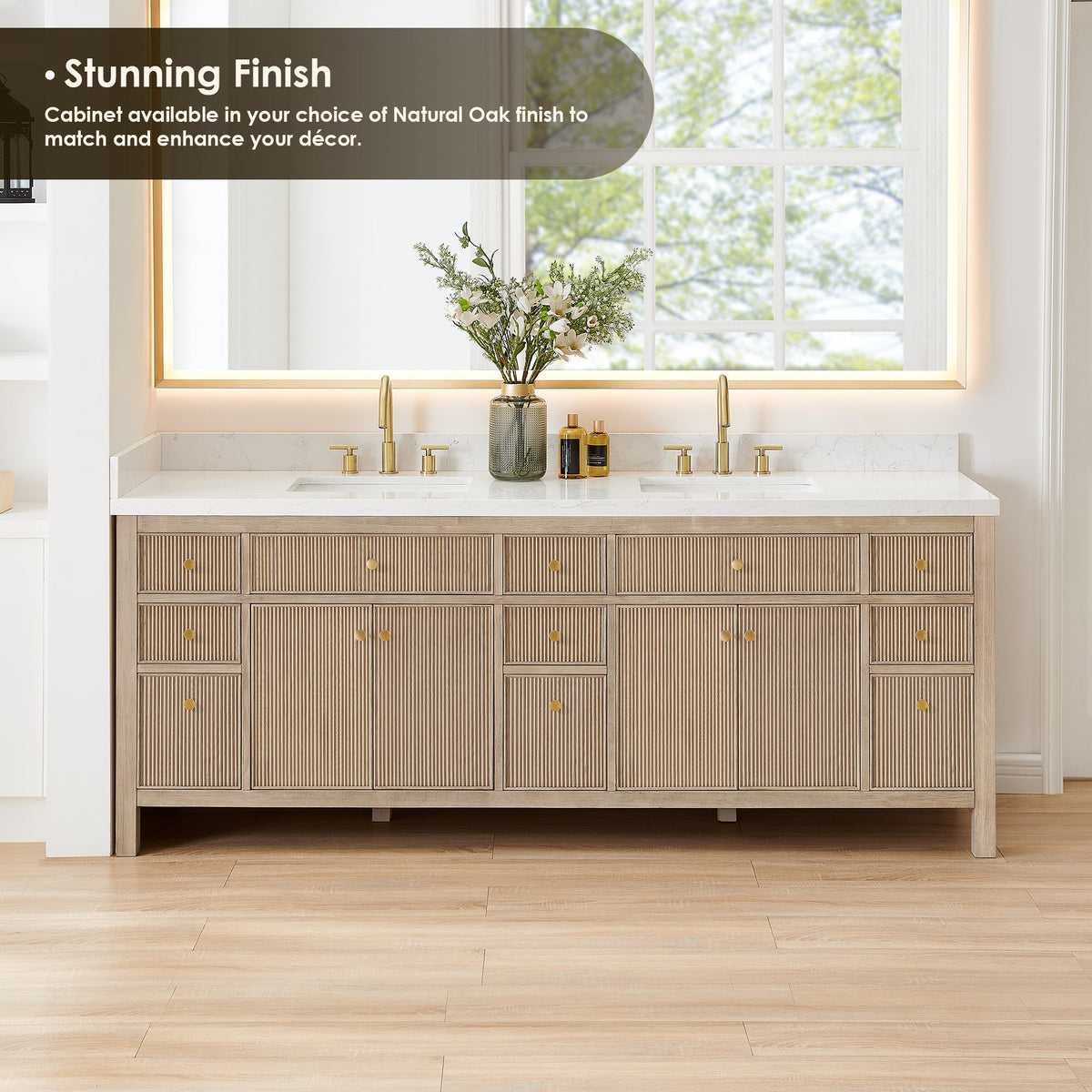 Cerrito 84" Double Vanity with Top