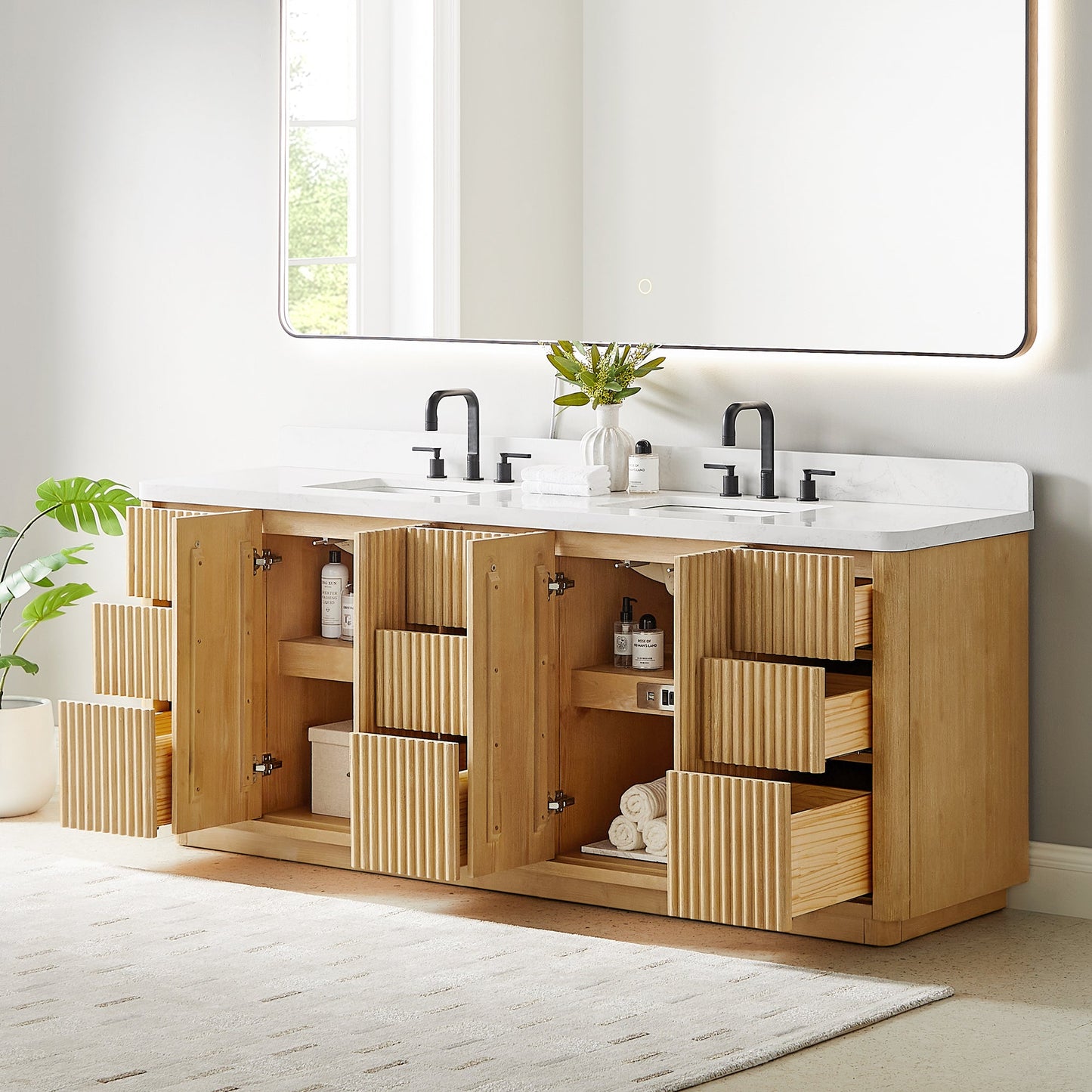 Clayton 84" Double Vanity with Top