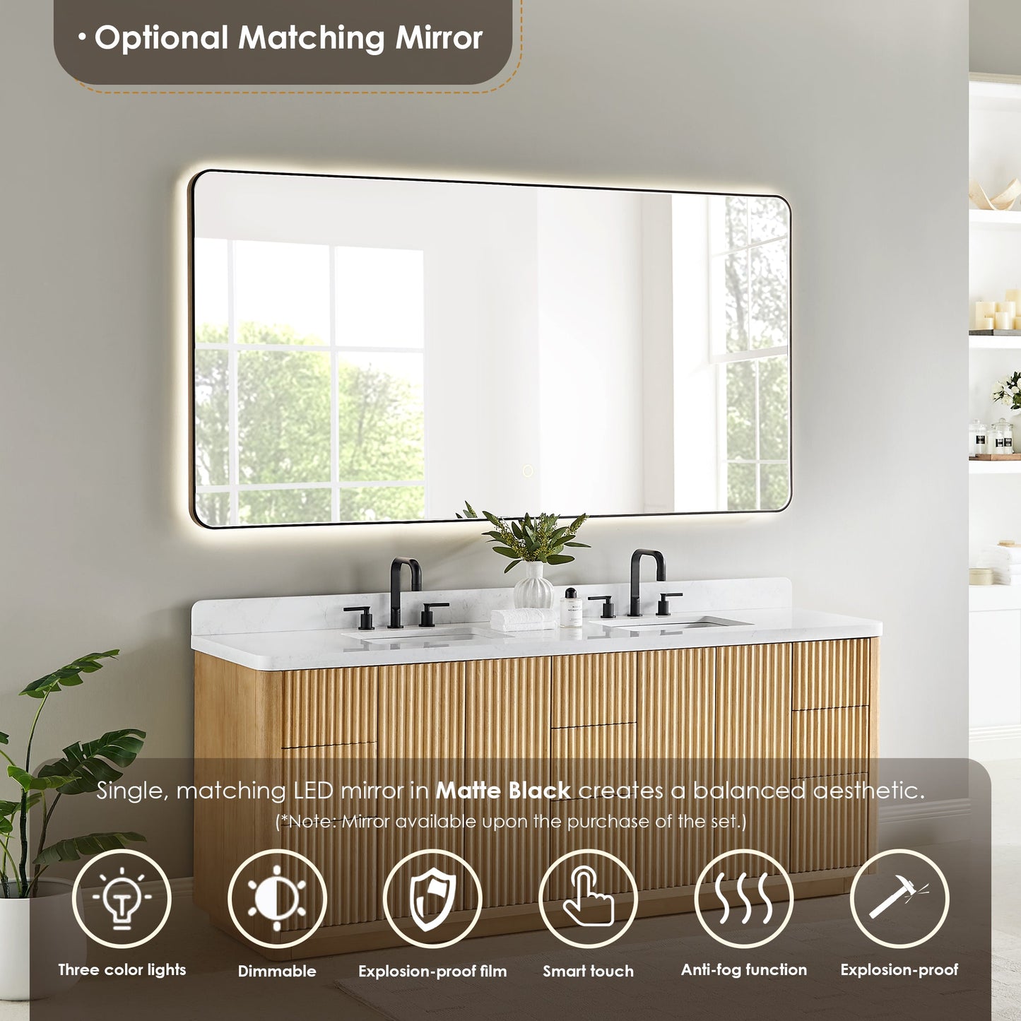 Clayton 84" Double Vanity with Top