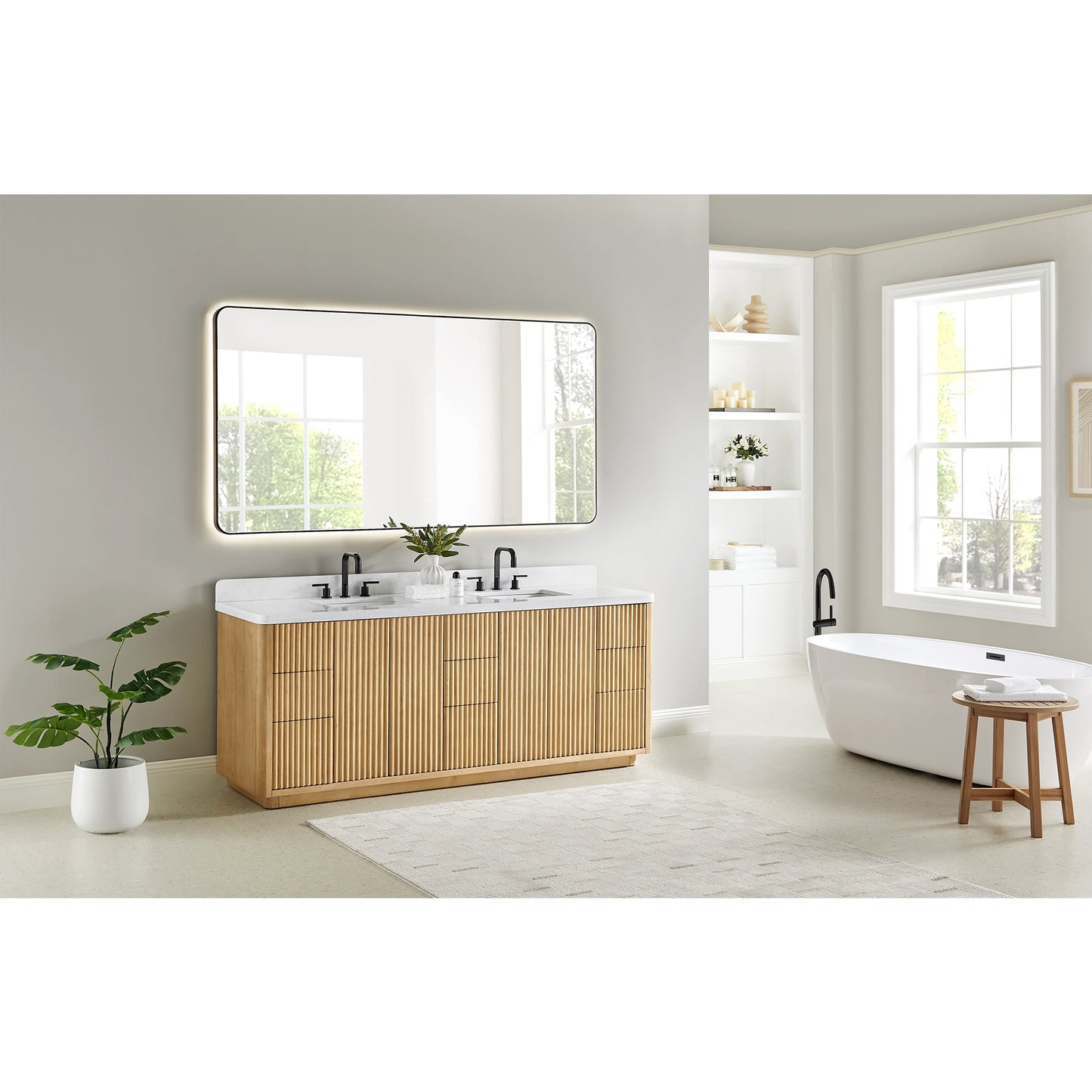 Clayton 84" Double Vanity with Top