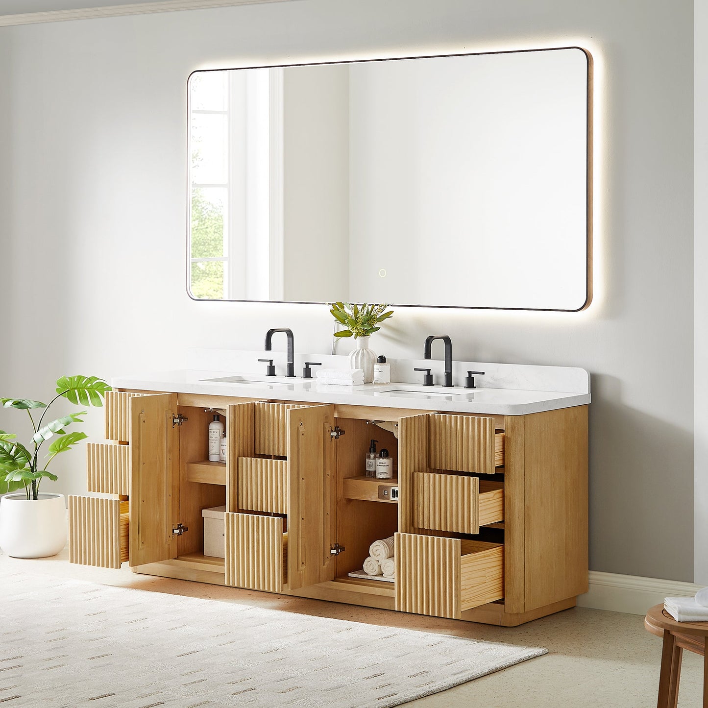 Clayton 84" Double Vanity with Top