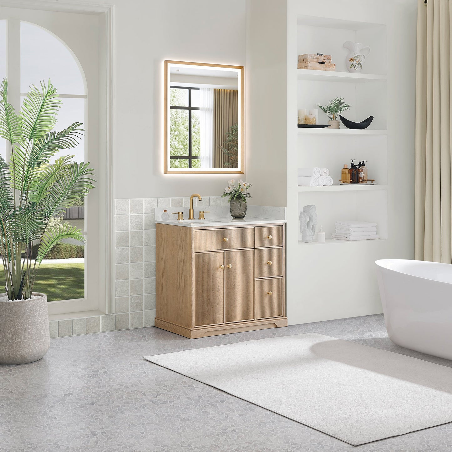 Barnett 36"/48"/60“/72" Single/Double Vanity with Top