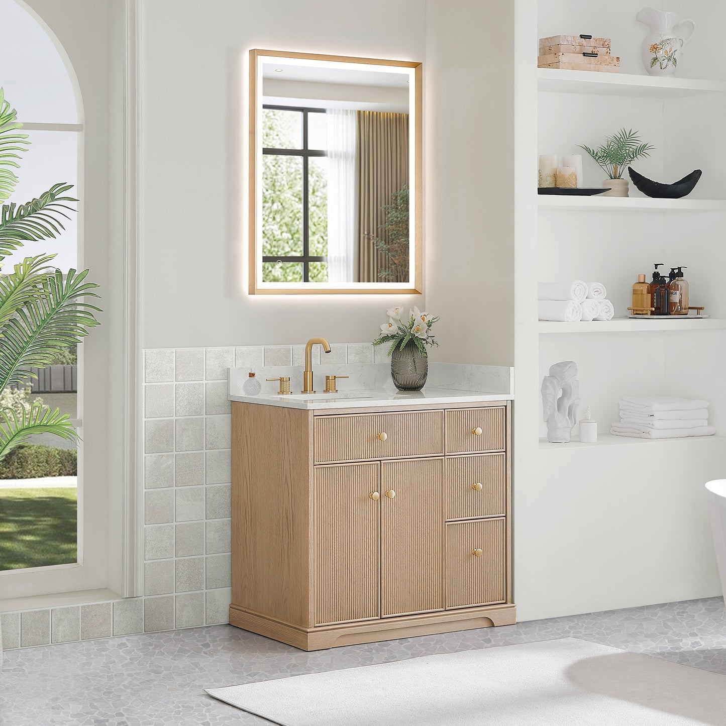 Barnett 36"/48"/60“/72" Single/Double Vanity with Top