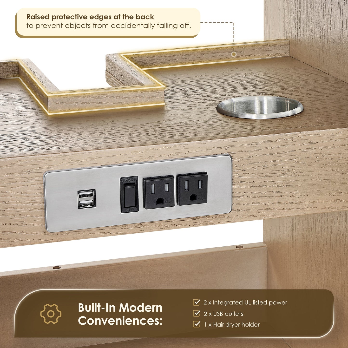 Barnett 36"/48"/60“/72" Single/Double Vanity with Top