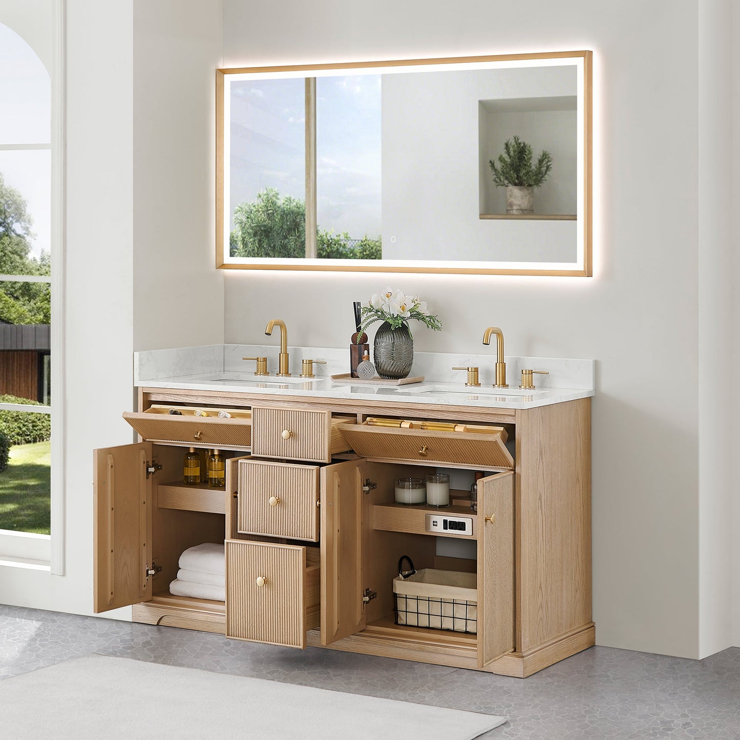 Barnett 36"/48"/60“/72" Single/Double Vanity with Top