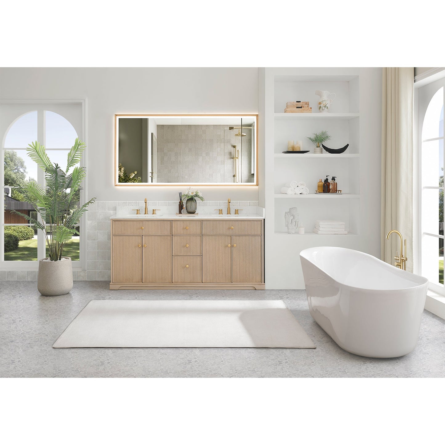 Barnett 36"/48"/60“/72" Single/Double Vanity with Top
