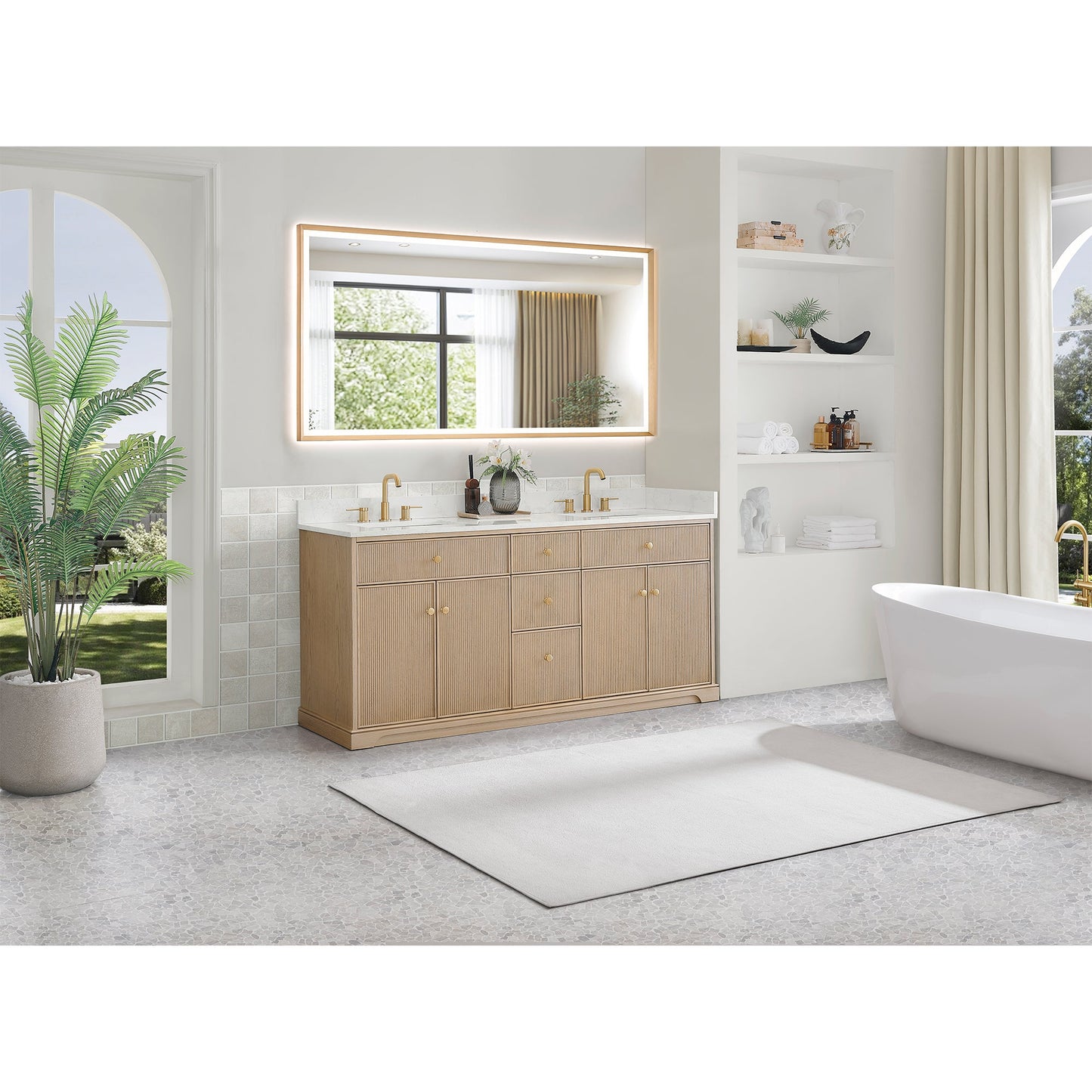 Barnett 36"/48"/60“/72" Single/Double Vanity with Top