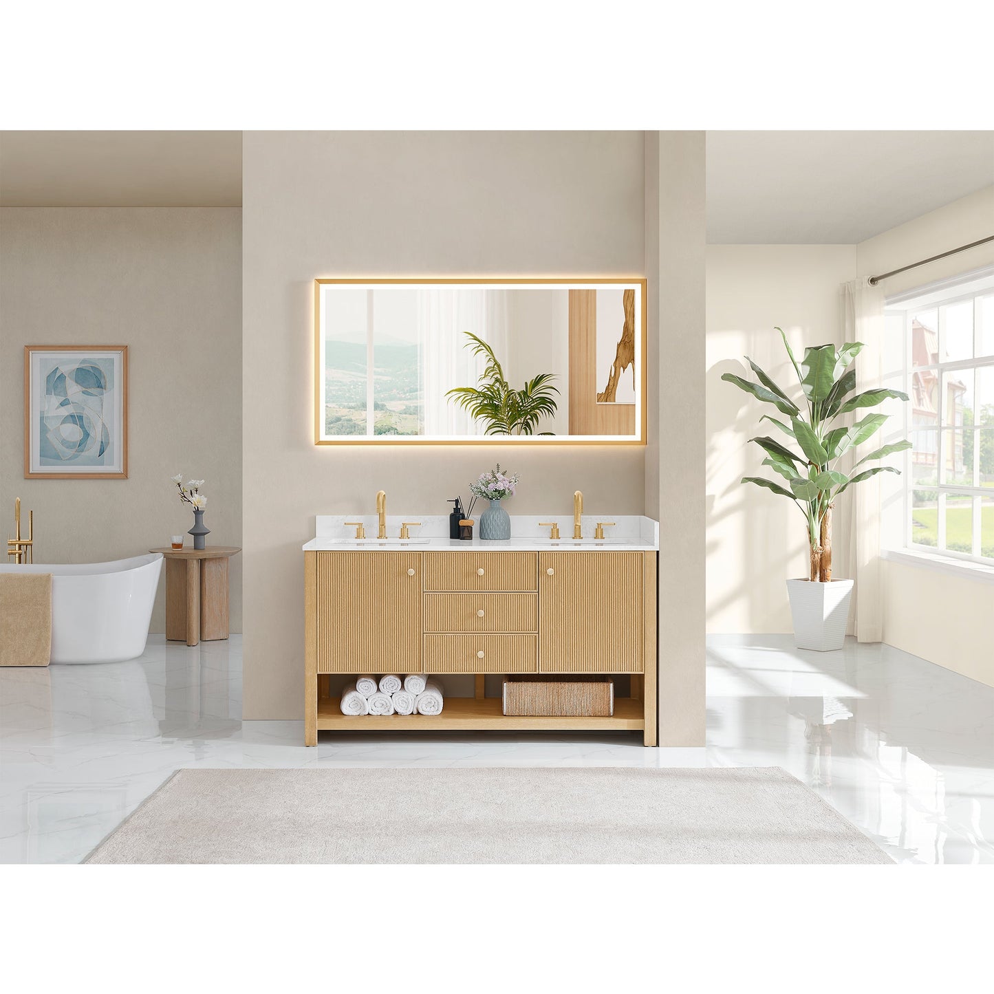Cecil 36"/48"/60"/72" Single/Double Vanity with Top