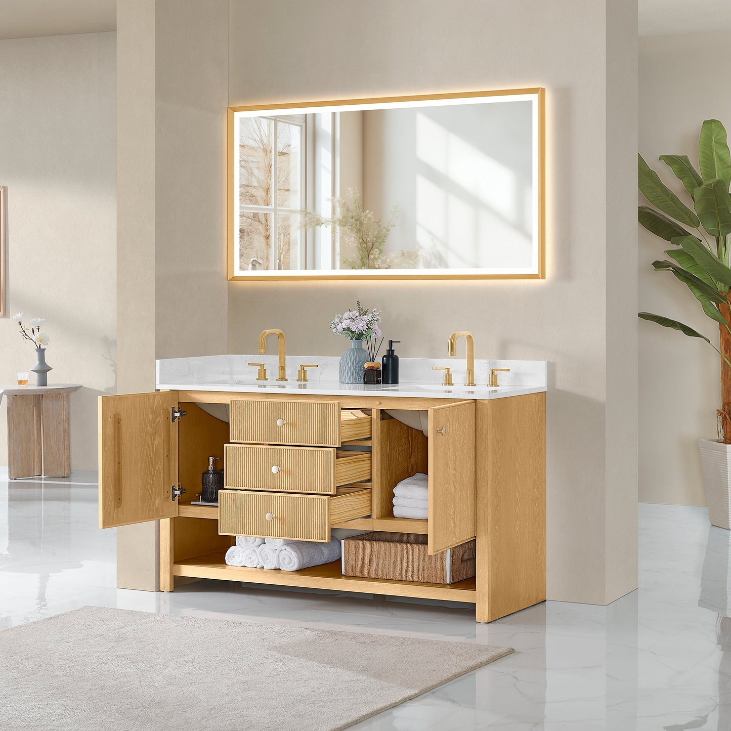 Cecil 36"/48"/60"/72" Single/Double Vanity with Top
