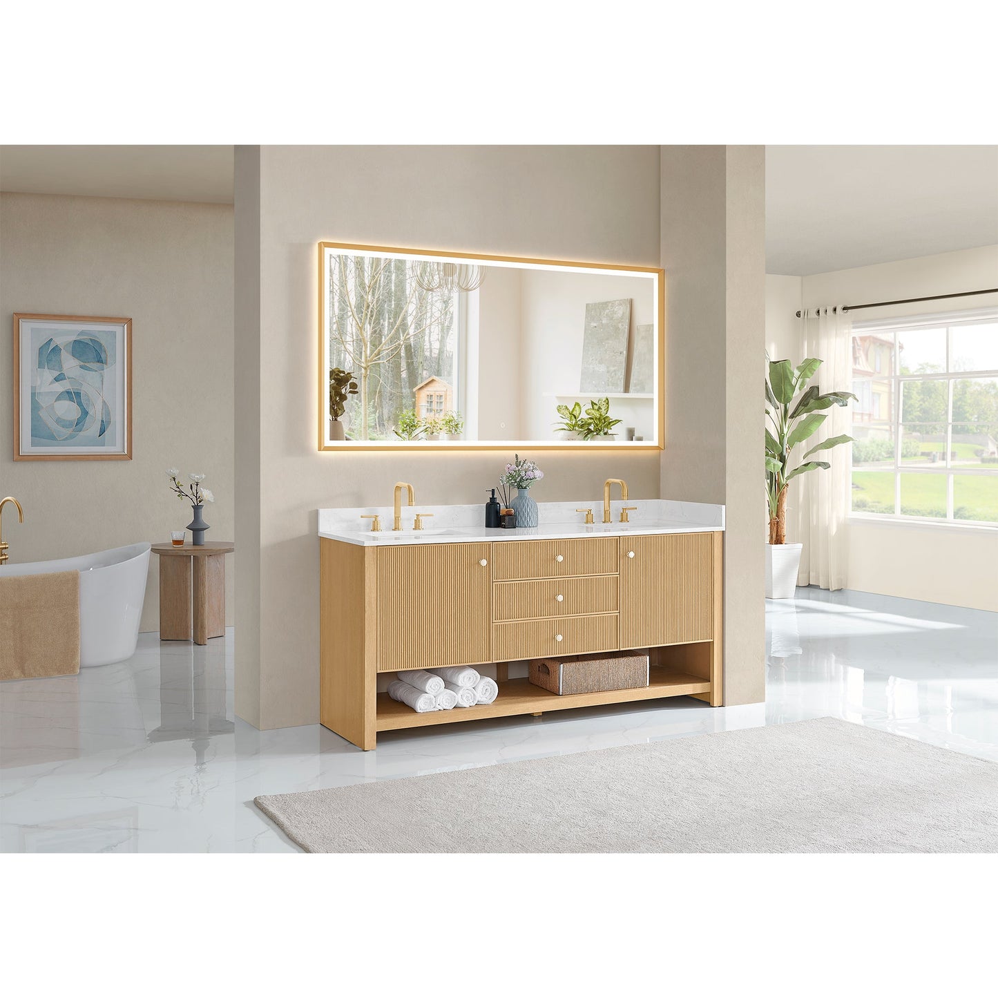Cecil 36"/48"/60"/72" Single/Double Vanity with Top