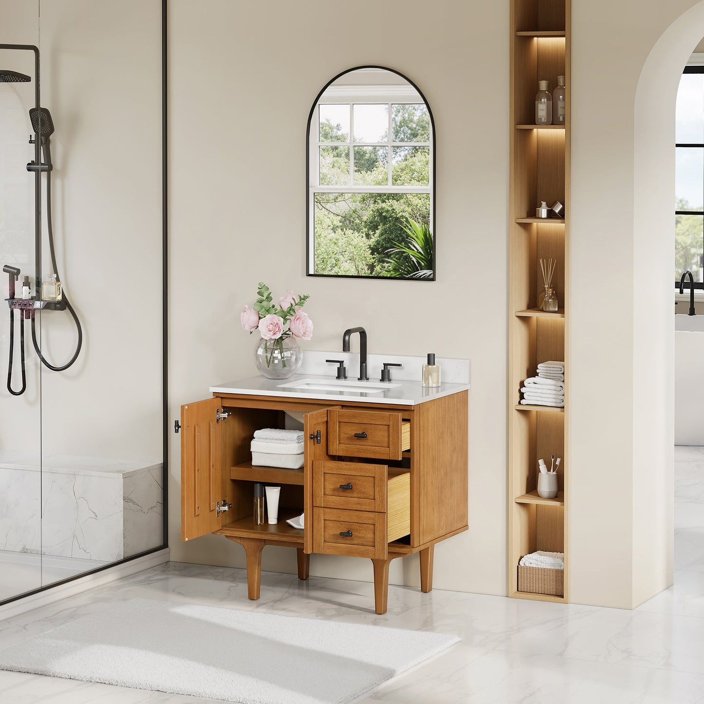 Orasia 36"/48"/60"/72" Single/Double Vanity with Top