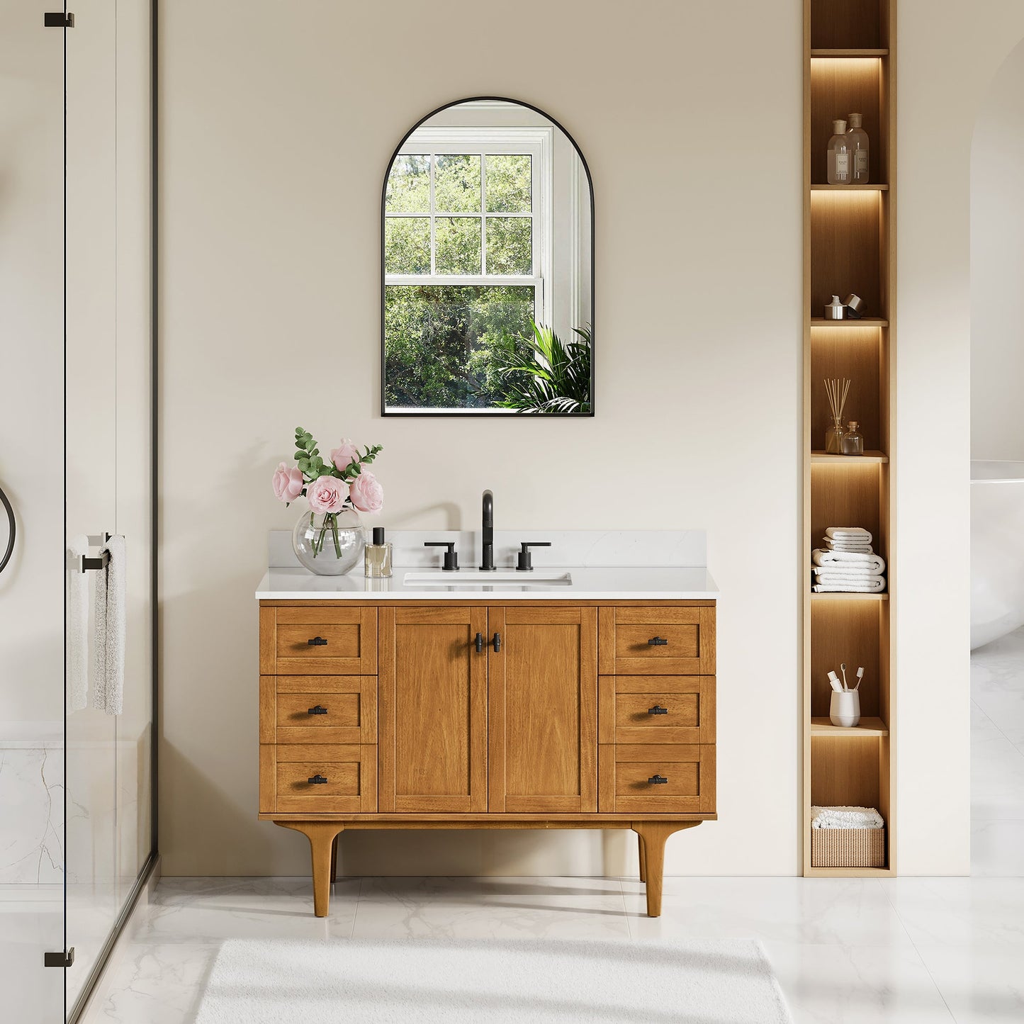 Orasia 36"/48"/60"/72" Single/Double Vanity with Top