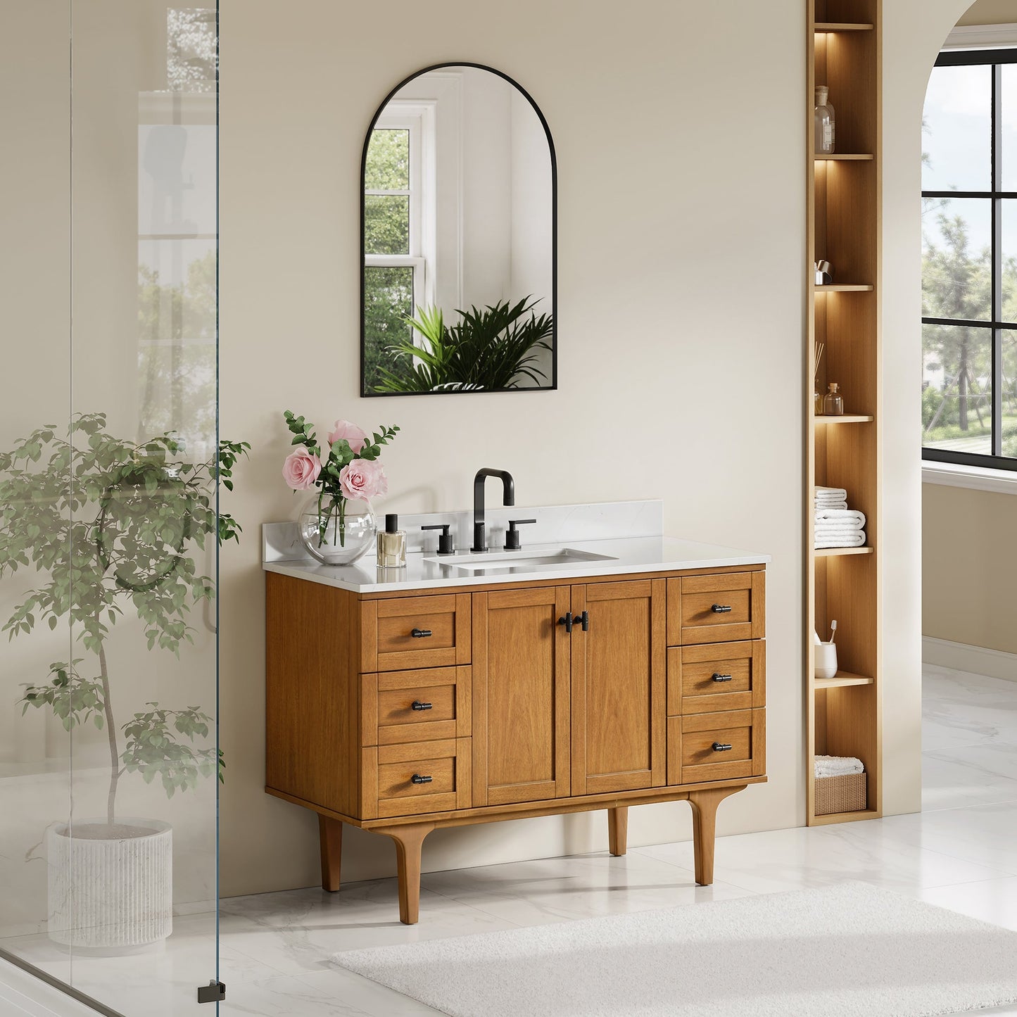 Orasia 36"/48"/60"/72" Single/Double Vanity with Top