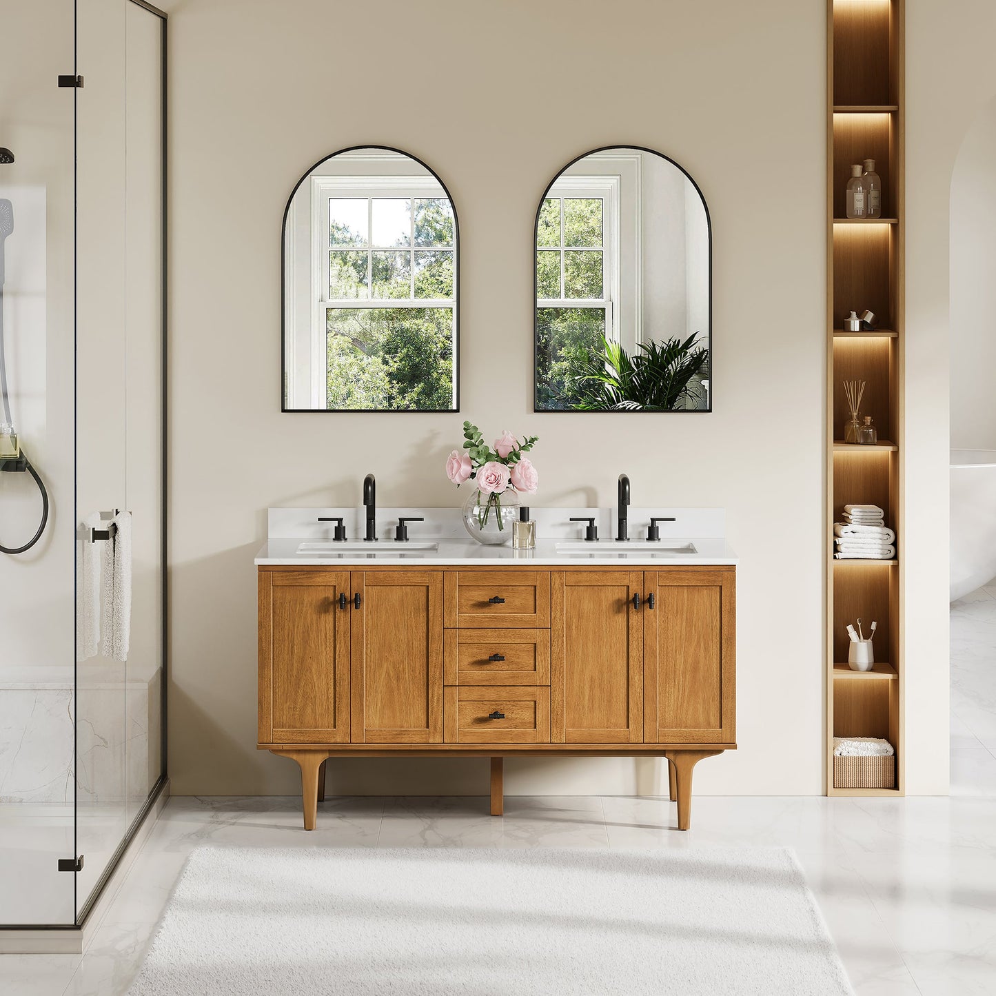 Orasia 36"/48"/60"/72" Single/Double Vanity with Top