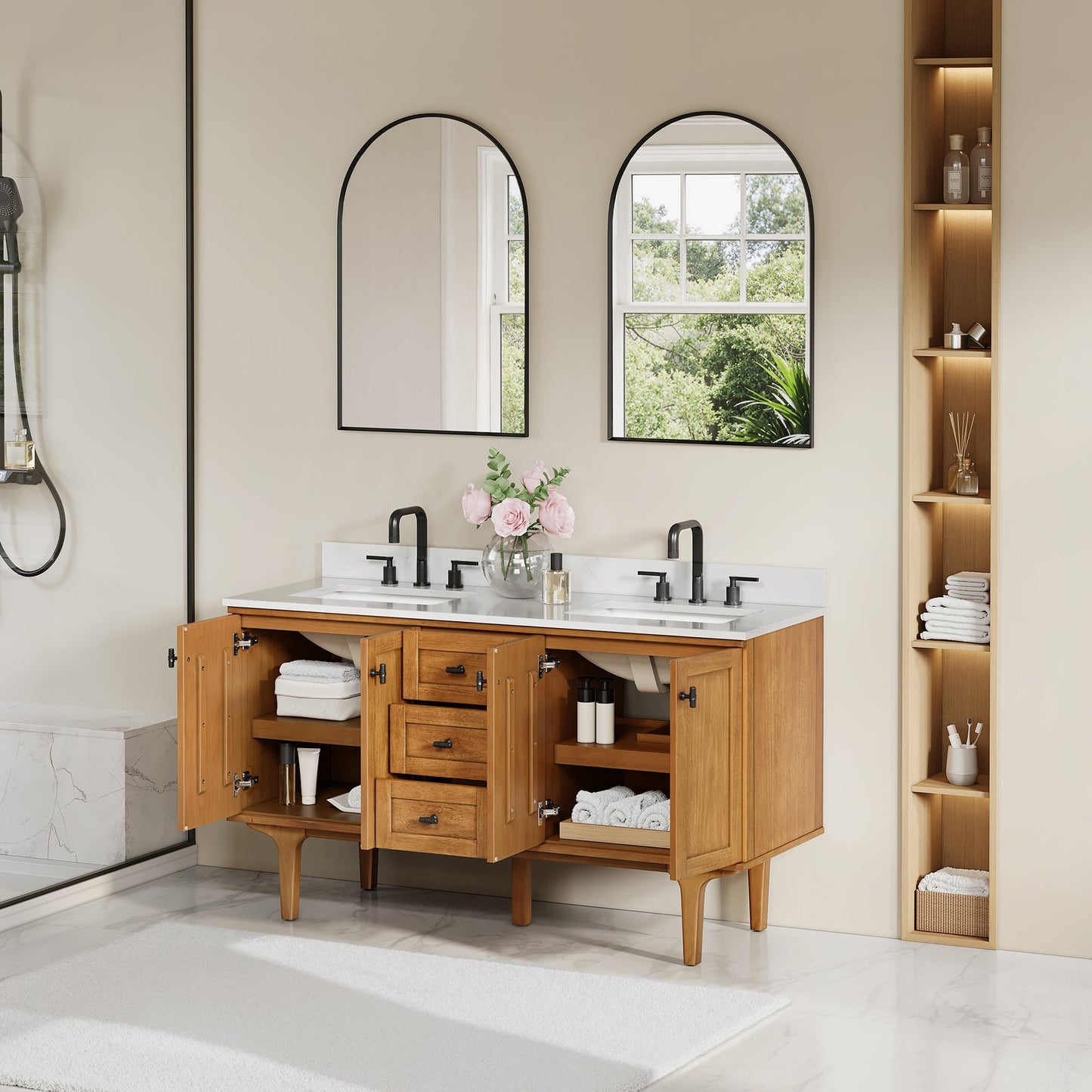 Orasia 36"/48"/60"/72" Single/Double Vanity with Top