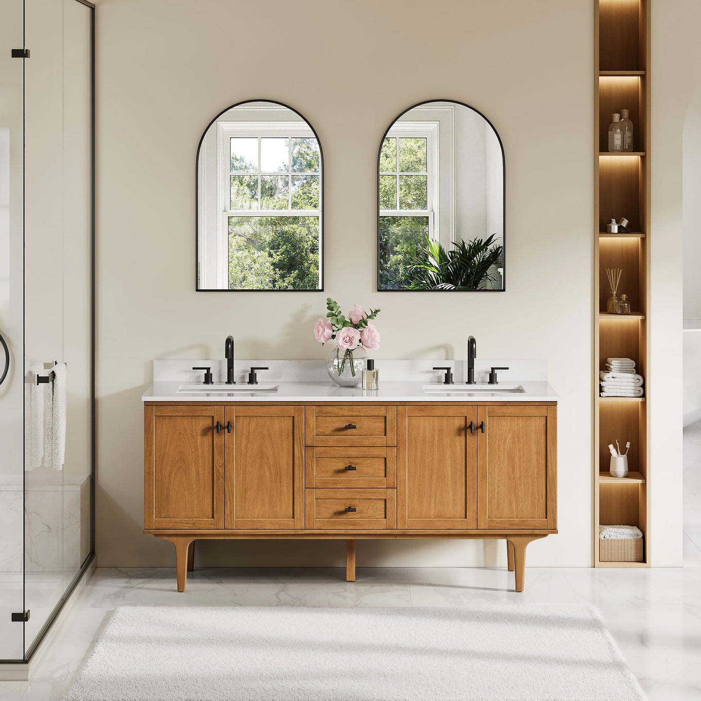 Orasia 36"/48"/60"/72" Single/Double Vanity with Top