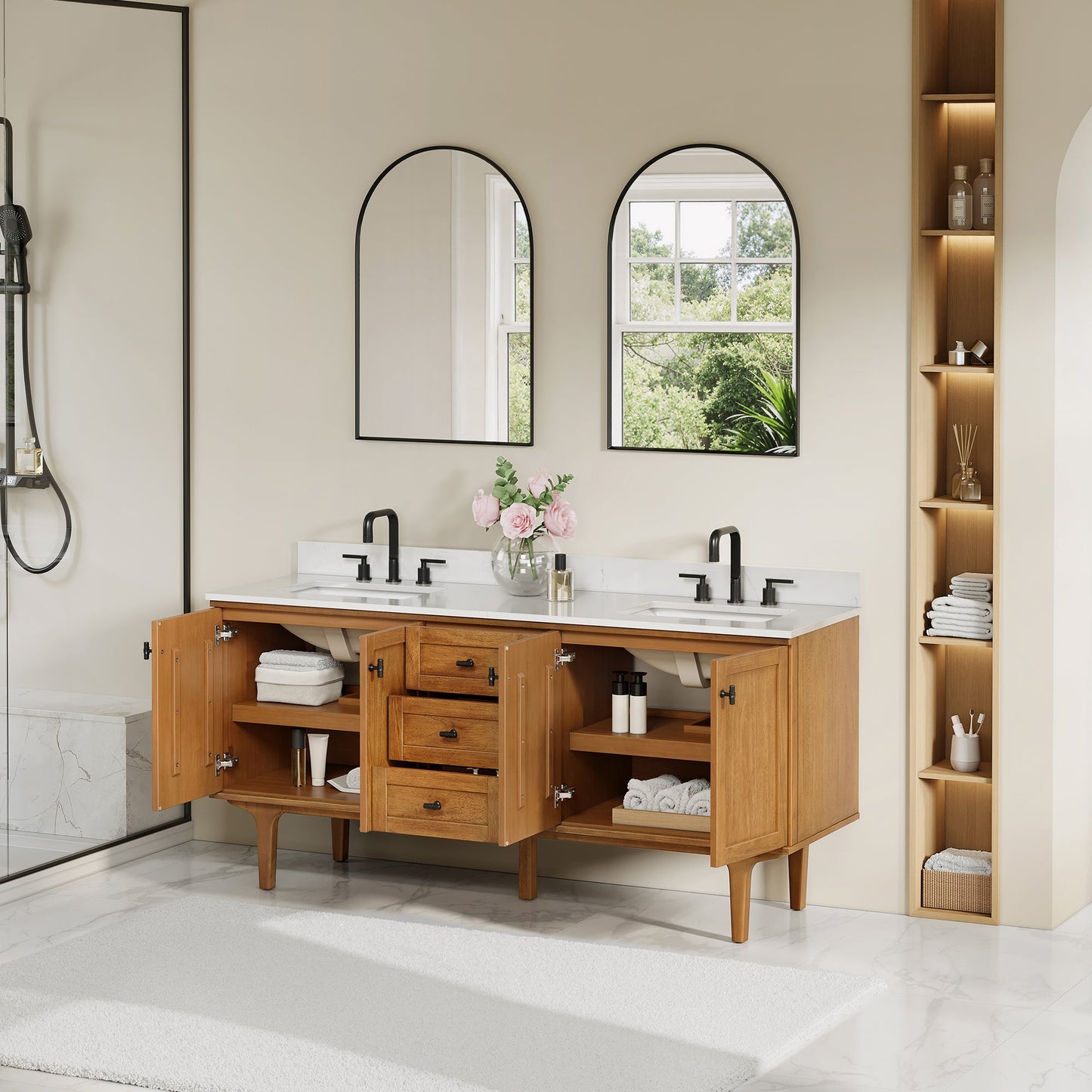 Orasia 36"/48"/60"/72" Single/Double Vanity with Top