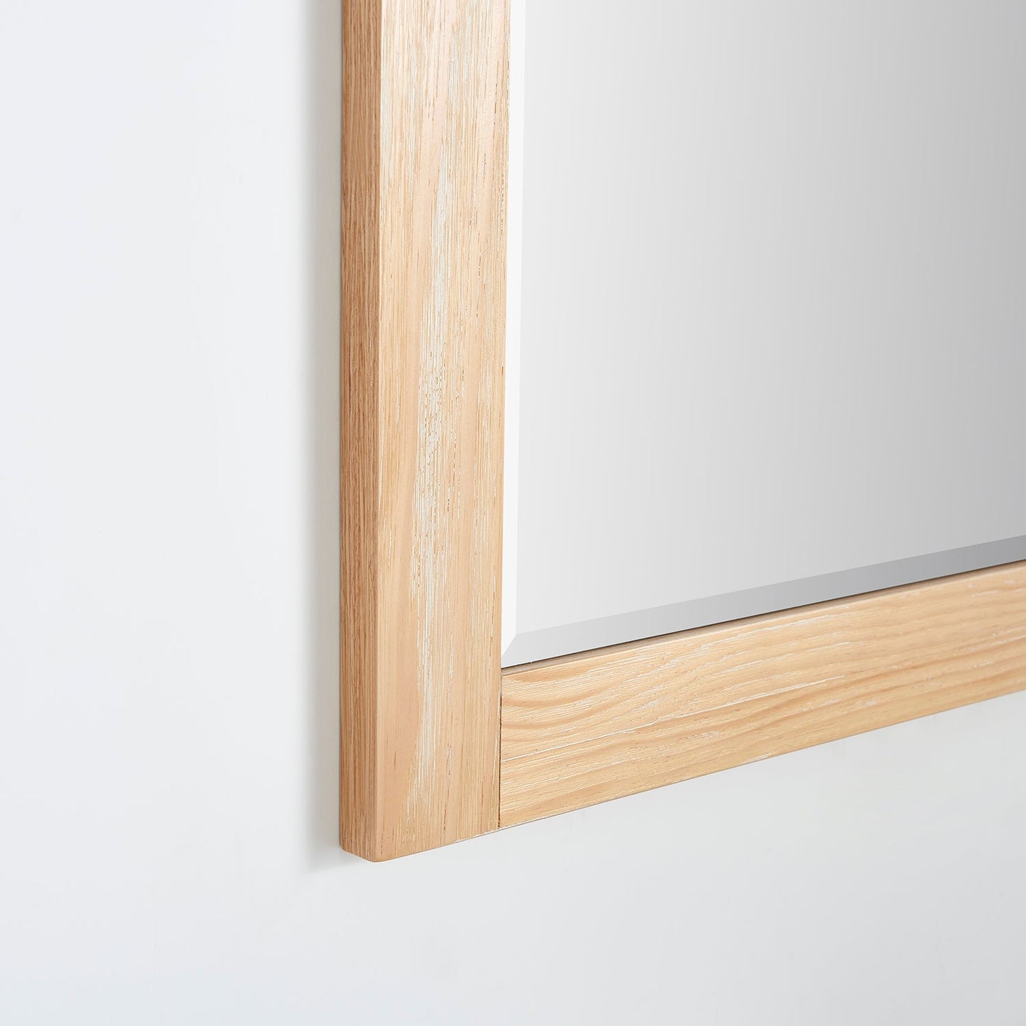 Cortes 48" Rectangular Bathroom Vanity Barndoor Wall Mount Mirror in Pine