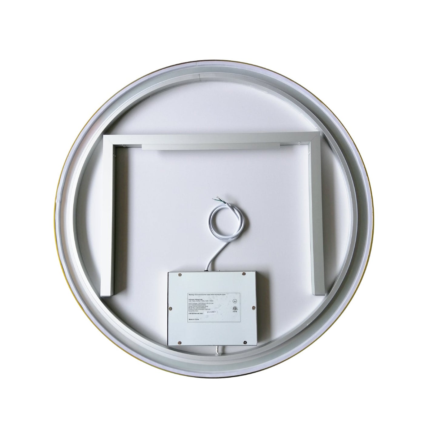 Campobasso 32" Round LED Lighted Accent Bathroom/Vanity Wall Mirror
