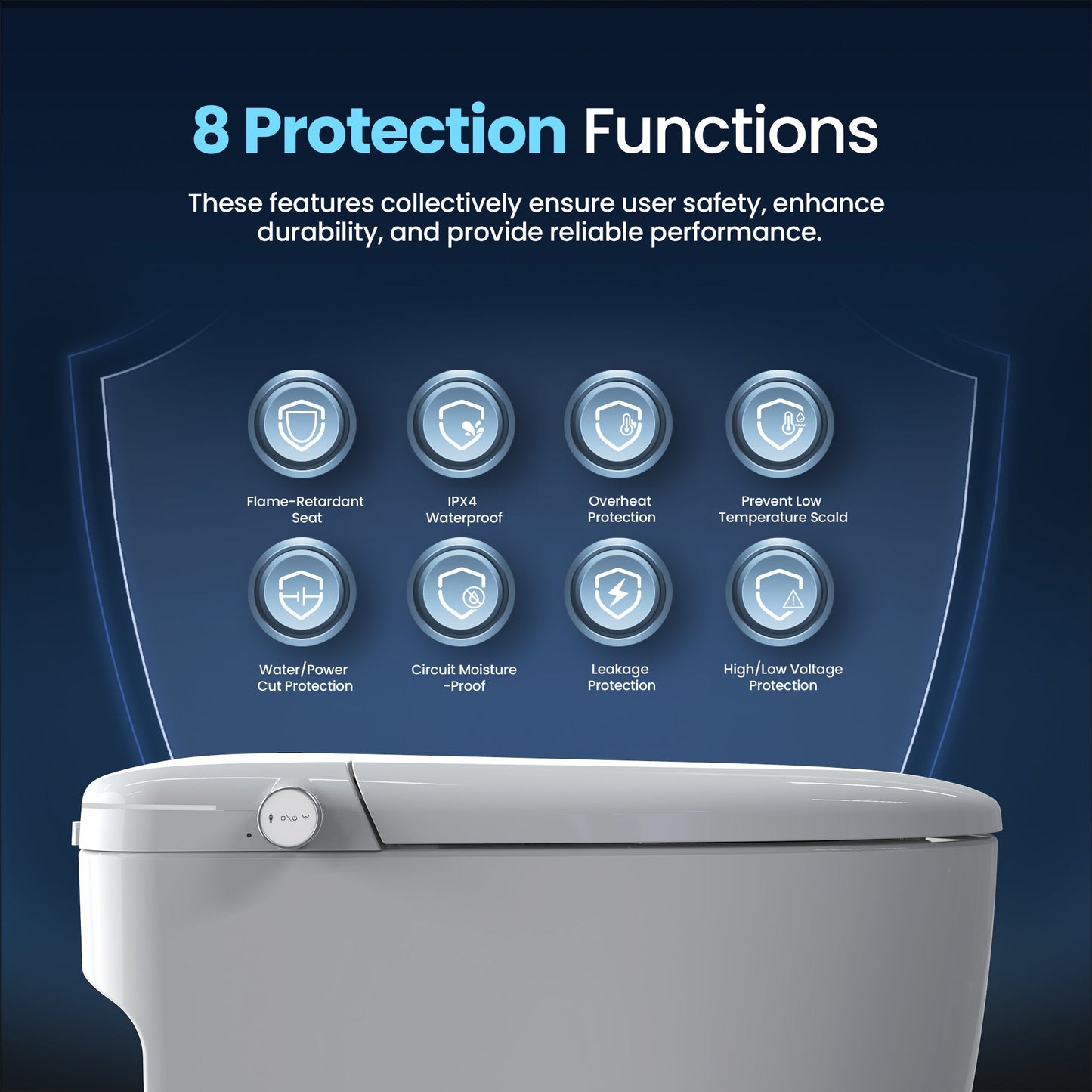 Madrid Smart Bidet Toilet MAX Version