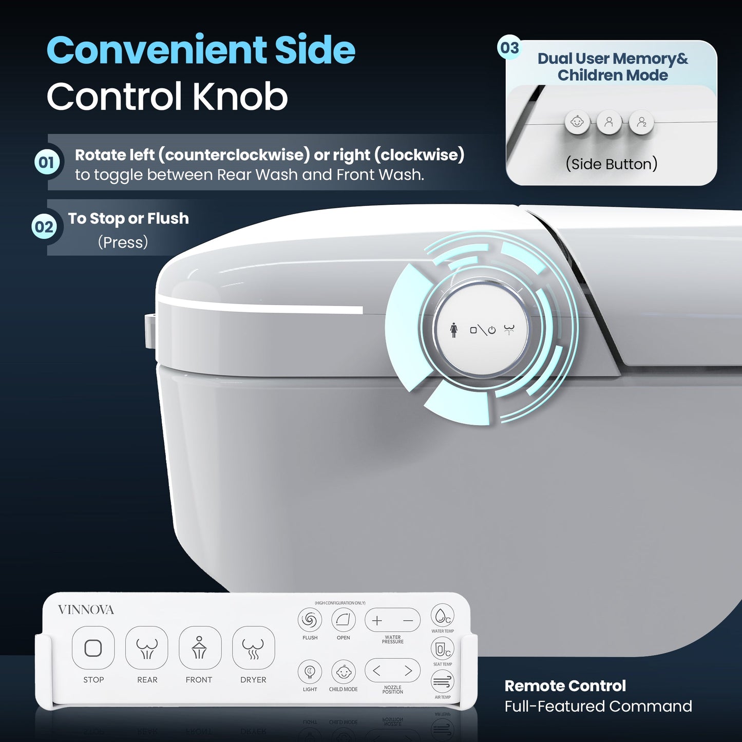 Madrid Smart Bidet Toilet ULTRA Version