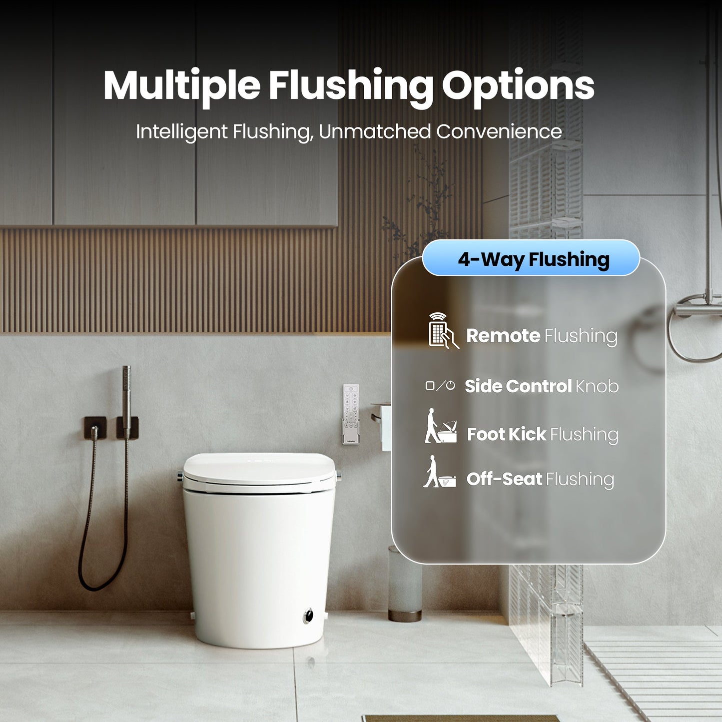 Zarautz Elongated  Smart Bidet Toilet MAX Version