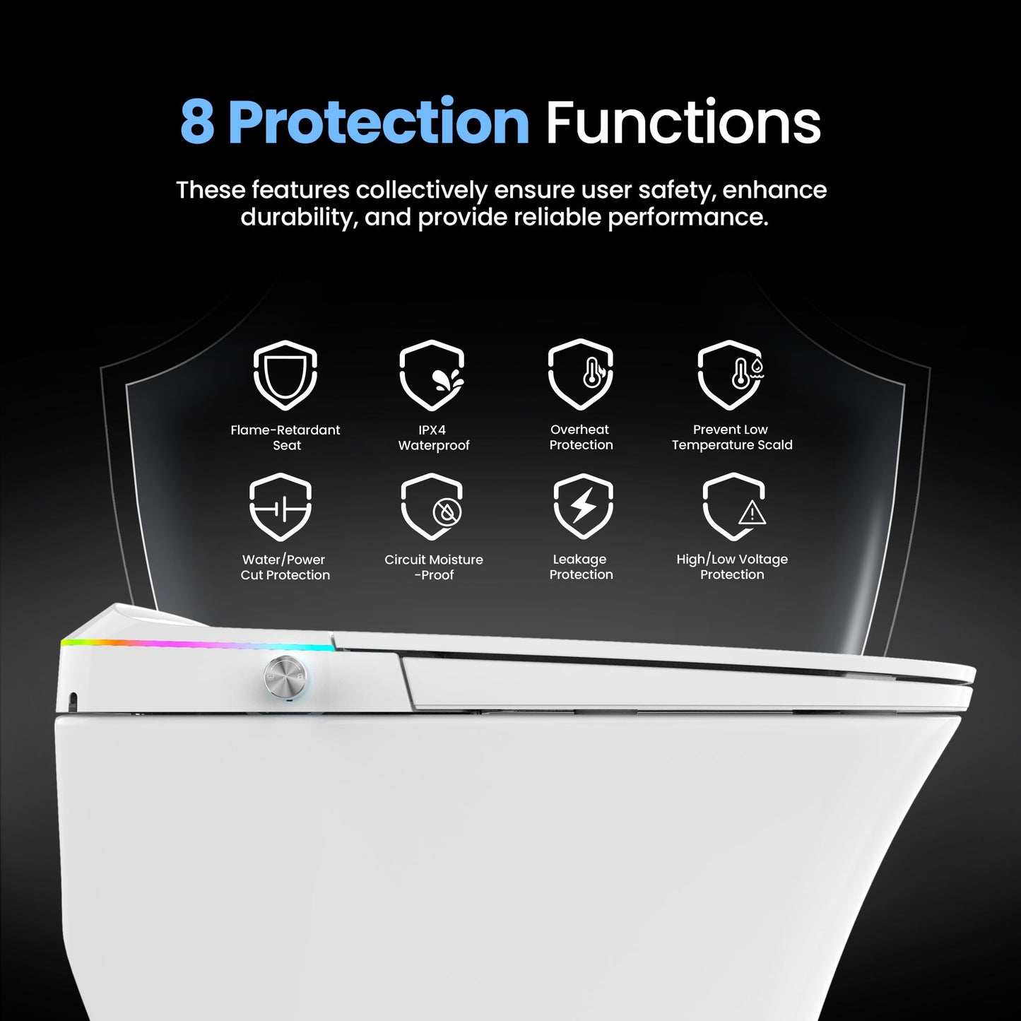 Zarautz Elongated  Smart Bidet Toilet MAX Version