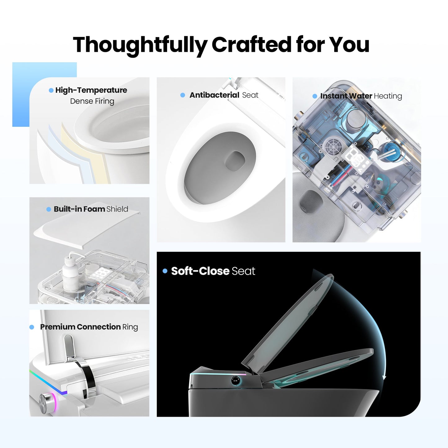 Zarautz Elongated  Smart Bidet Toilet ULTRA Version