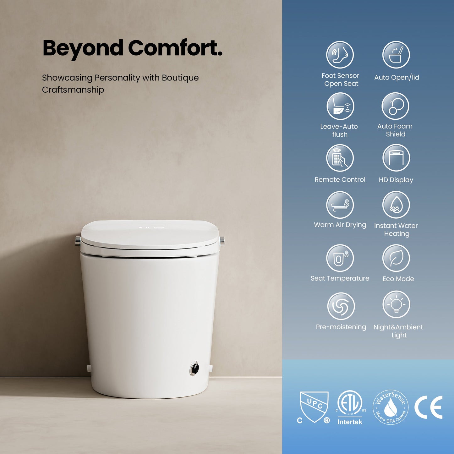 Zarautz Elongated  Smart Bidet Toilet ULTRA Version