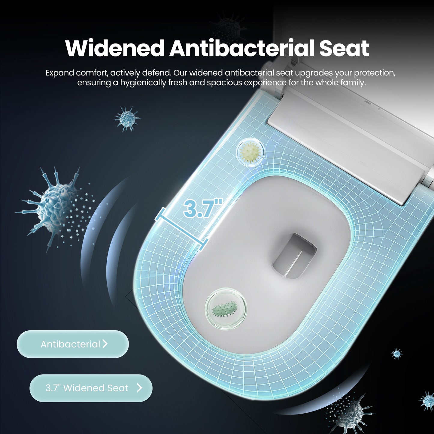 Yecla Elongated  Smart Bidet Toilet ULTRA Version