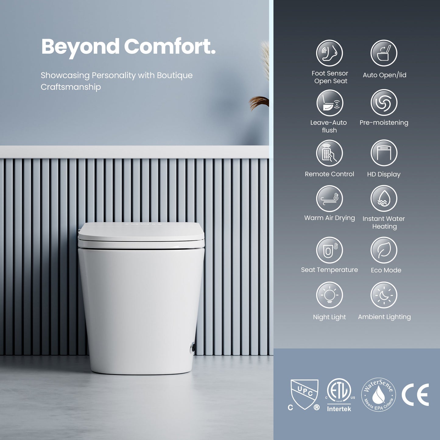 Yecla Elongated  Smart Bidet Toilet ULTRA Version