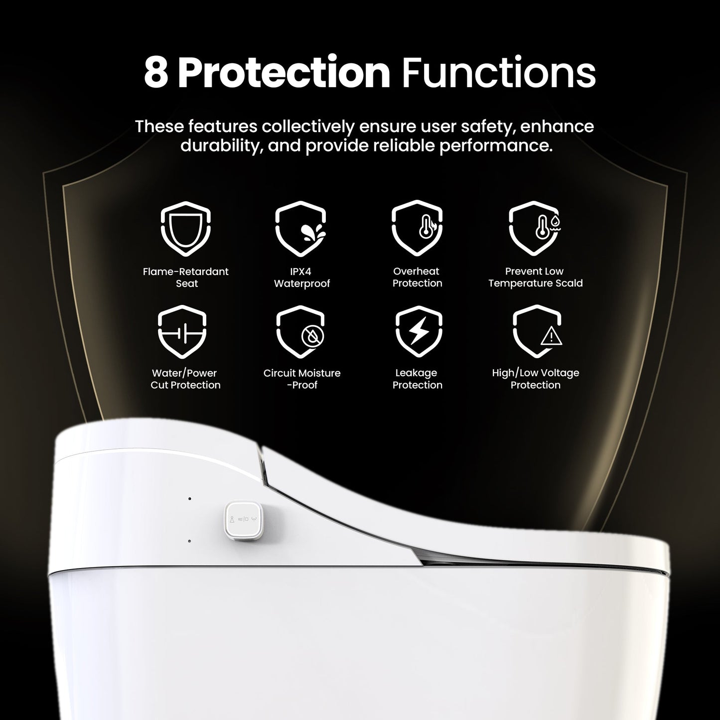 Vittuone Elongated  Smart Bidet Toilet ULTRA PLUS Version