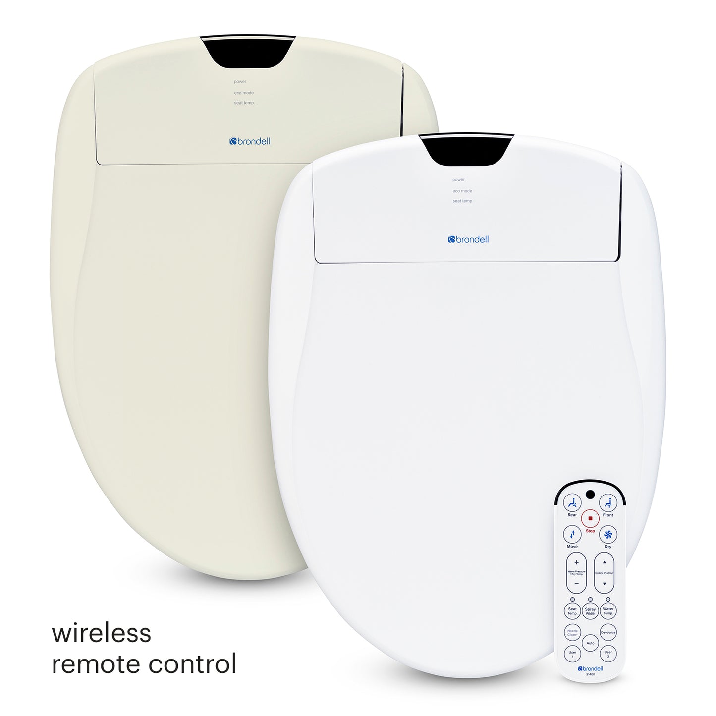Brondell Swash 1400 Luxury Bidet Toilet Seat with Remote Control