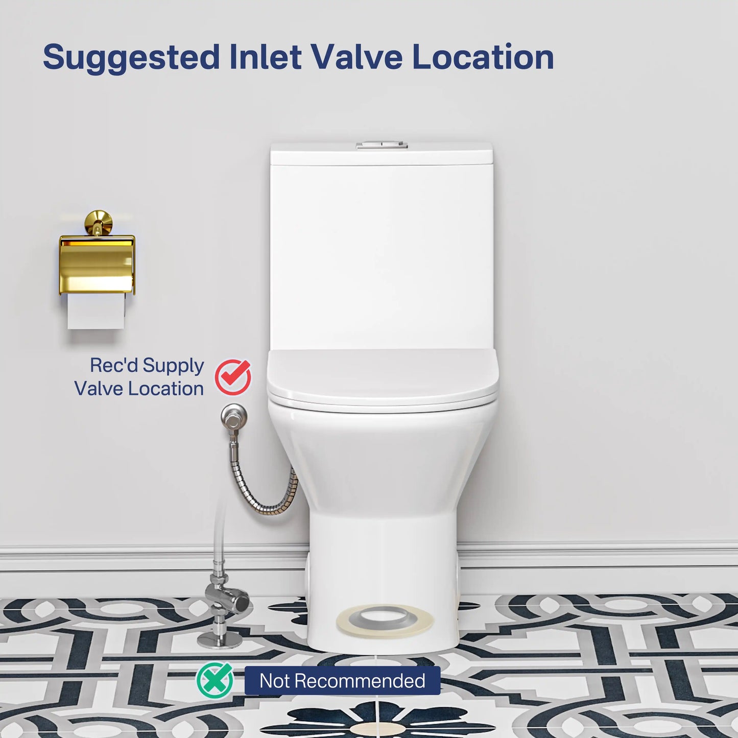 Naples 25" Depth Compact Elongated One-Piece Toilet, Dual Flush, Chair Height