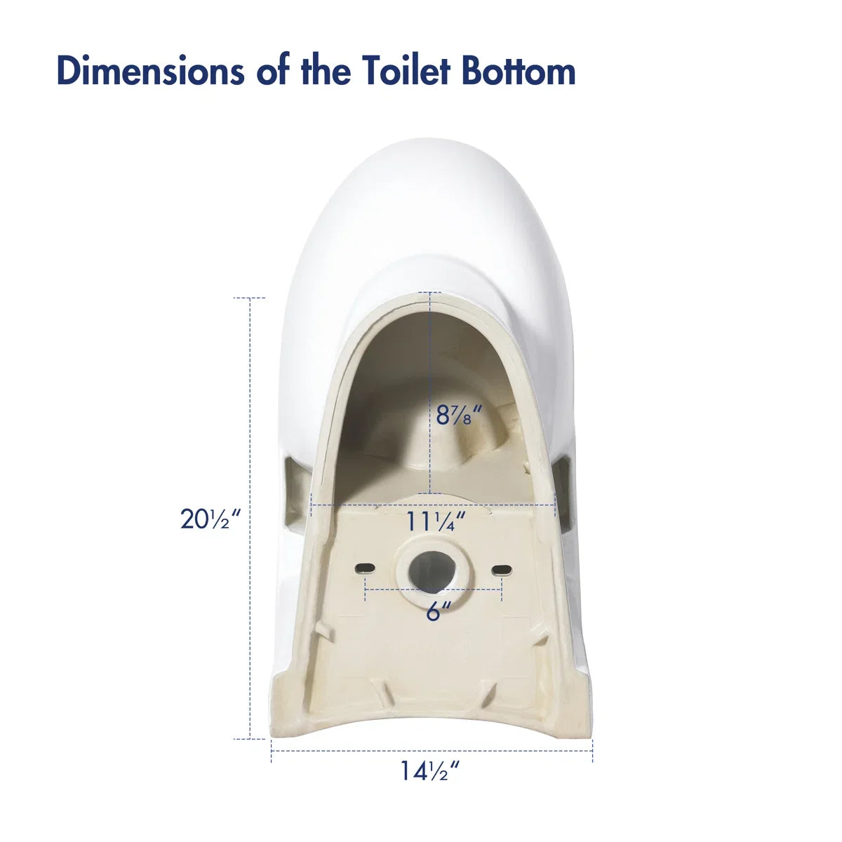 Denbigh One-Piece Toilet – Dual or Single Flush, Comfort Height