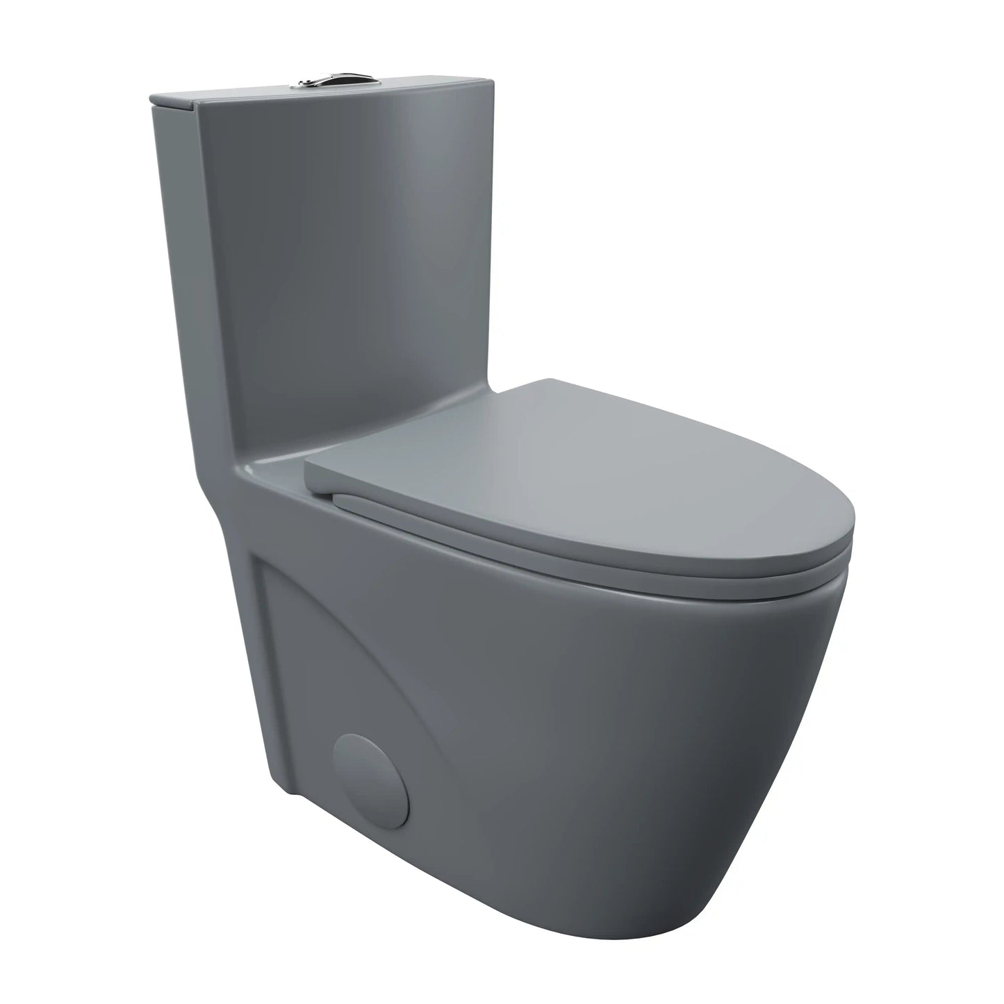 Reno One-Piece Chair Height Elongated Toilet, 1.1/1.6 GPF Dual Flush, Multiple Colors
