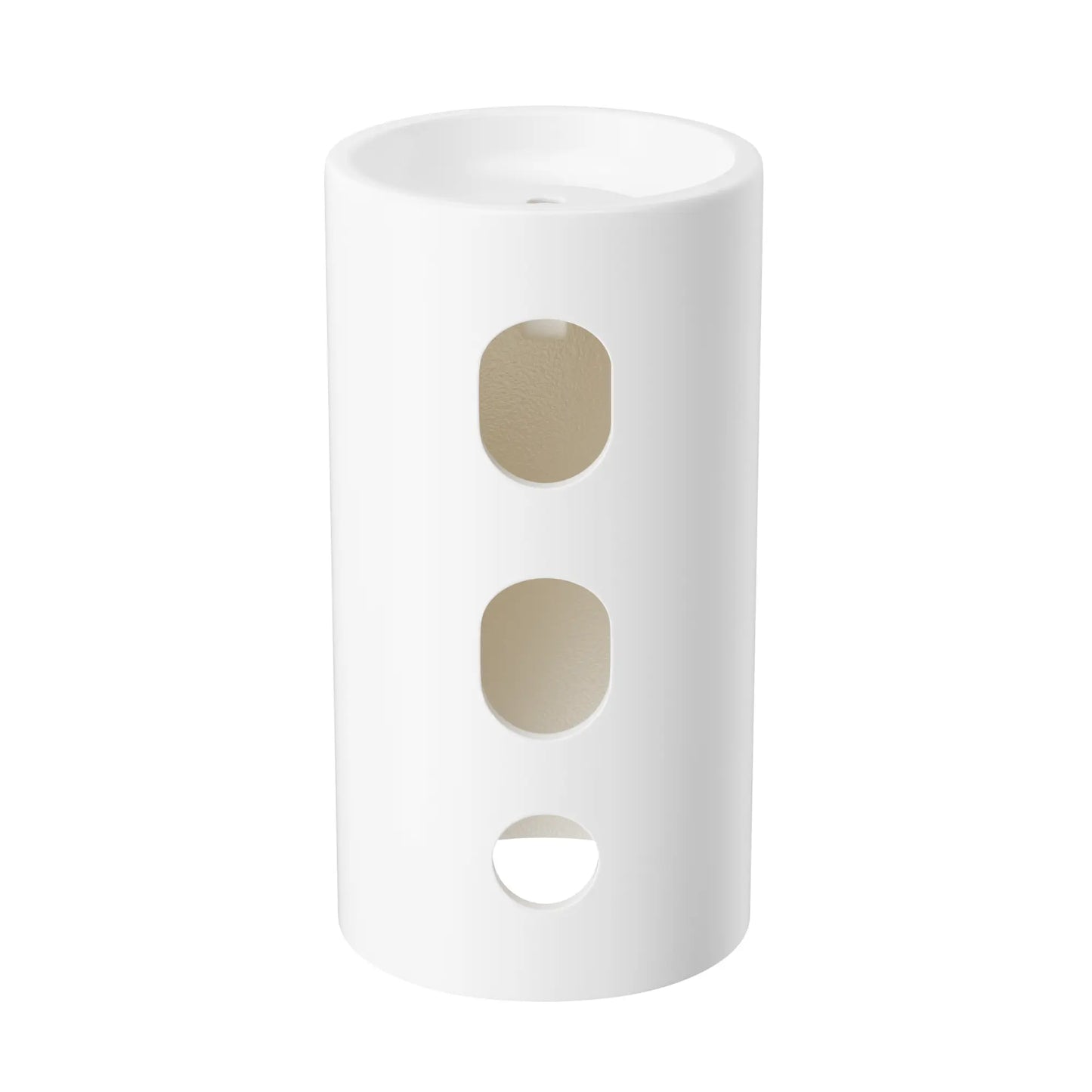 Denbigh 33.5" H Crisp White Ceramic Circular Freestanding Pedestal Bathroom Sink with Overflow