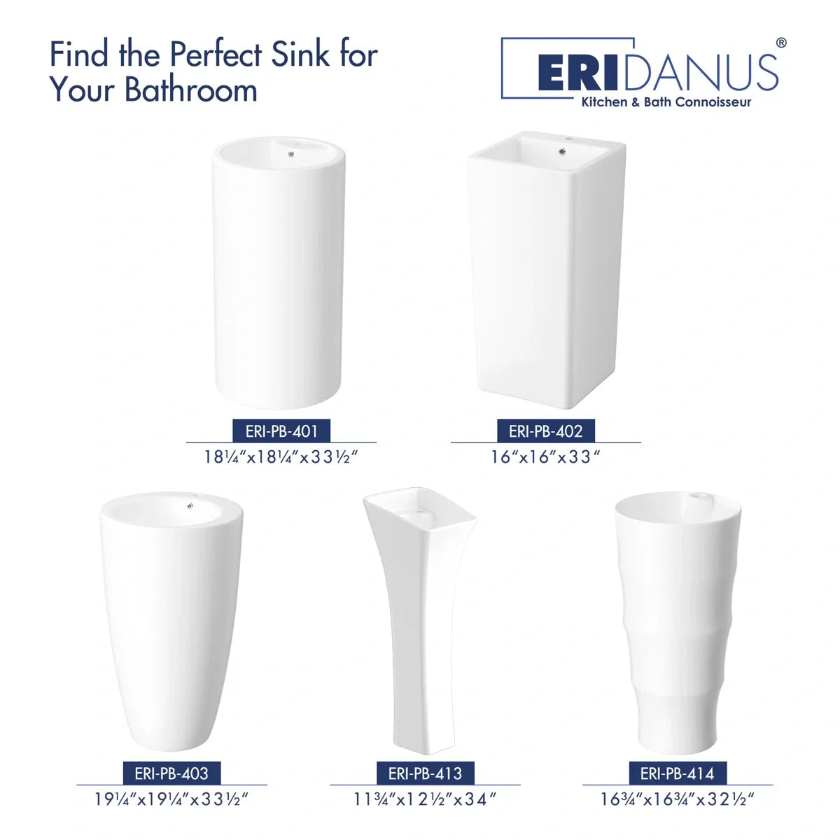 Gibbous 33.5" H Vitreous China Circular Pedestal Bathroom Sink