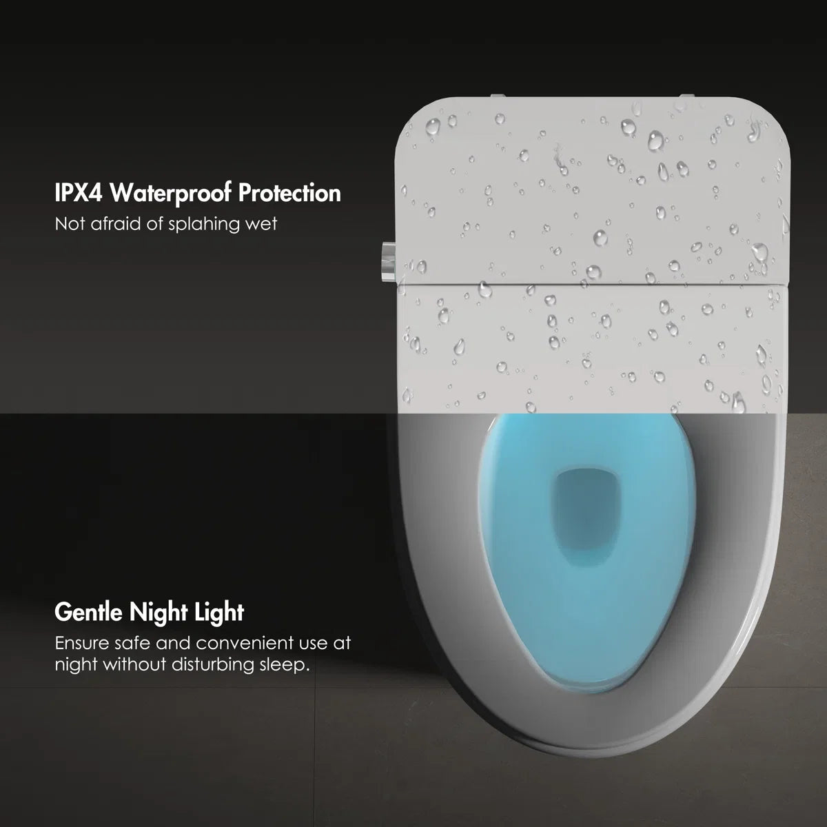 Piedmont Elongated Smart Toilet – Heated Seat, Touchless Flush & Optional Bidet