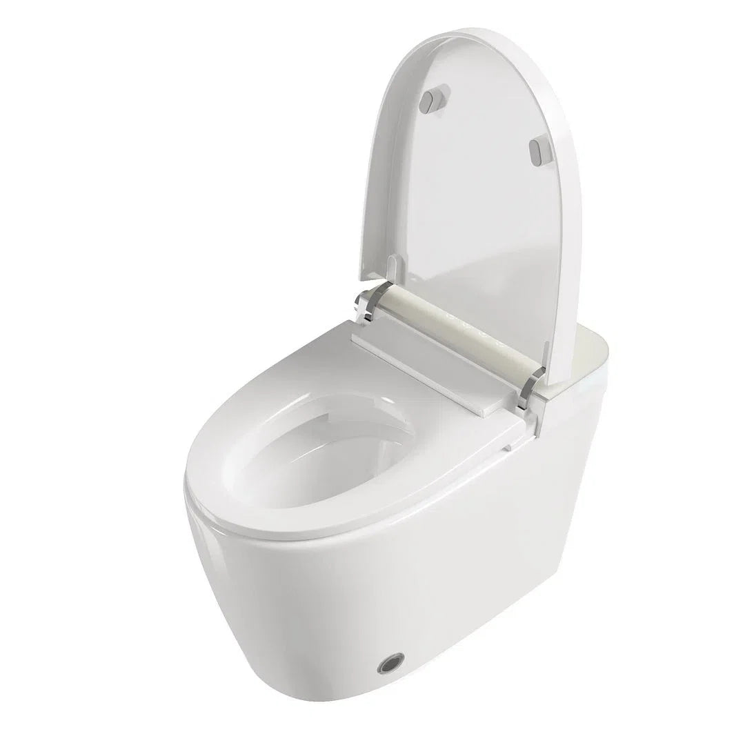 Piedmont Elongated Smart Toilet – Heated Seat, Touchless Flush & Optional Bidet
