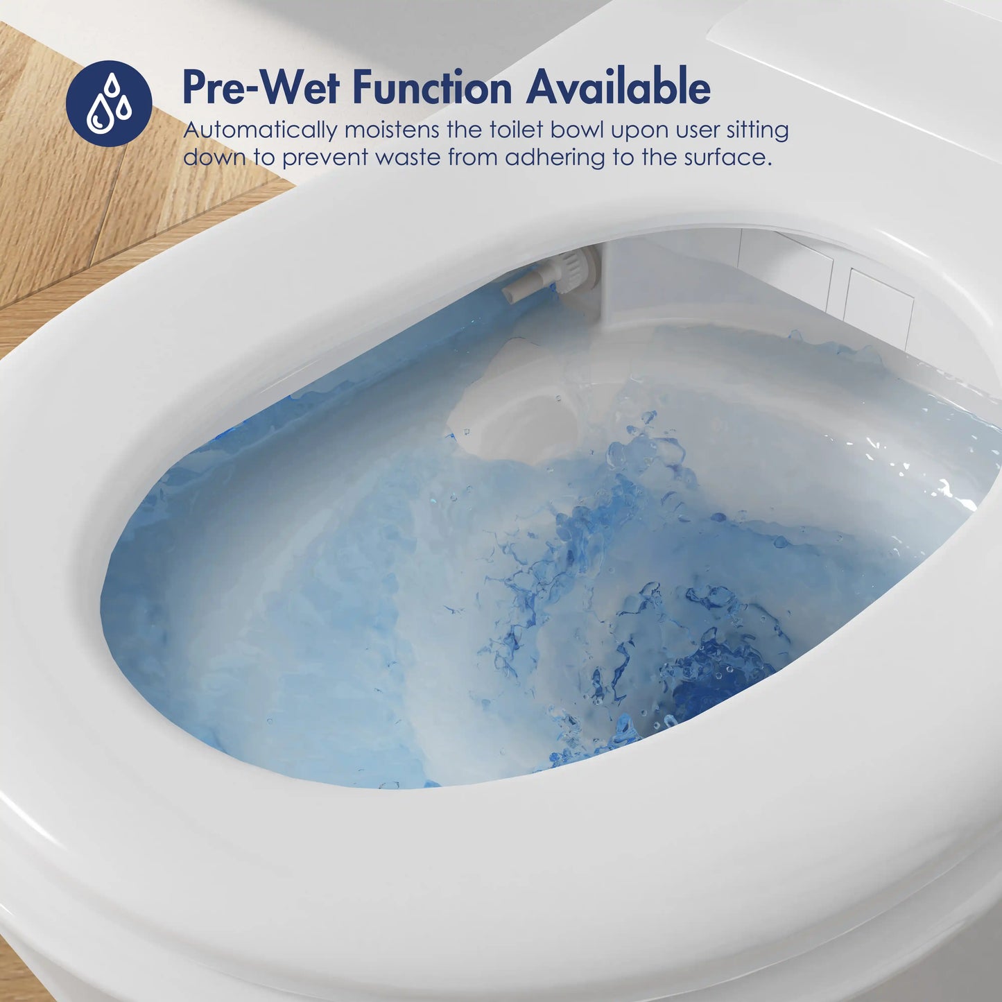 Achernar Elongated Smart Toilet with Auto-Open Lid, Heated Bidet & Touchless Flush
